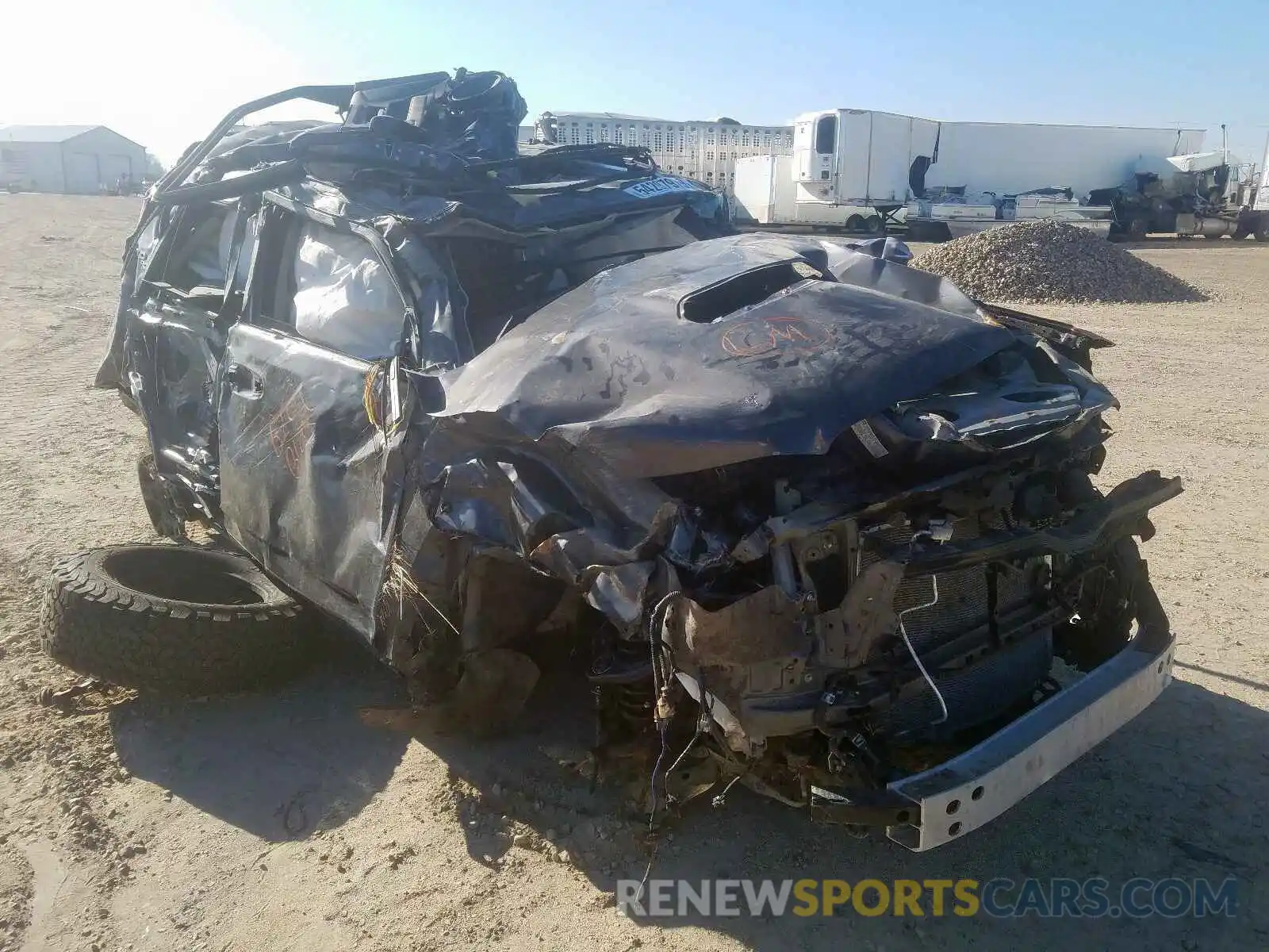 1 Photograph of a damaged car JTEBU5JR9K5668369 TOYOTA 4RUNNER SR 2019