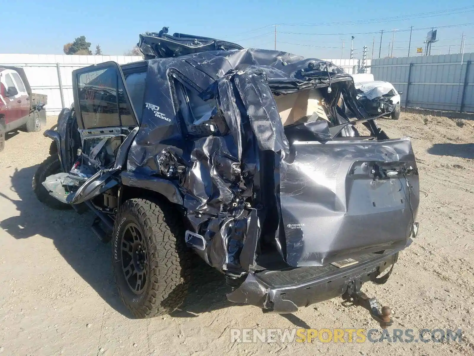 3 Photograph of a damaged car JTEBU5JR9K5668369 TOYOTA 4RUNNER SR 2019