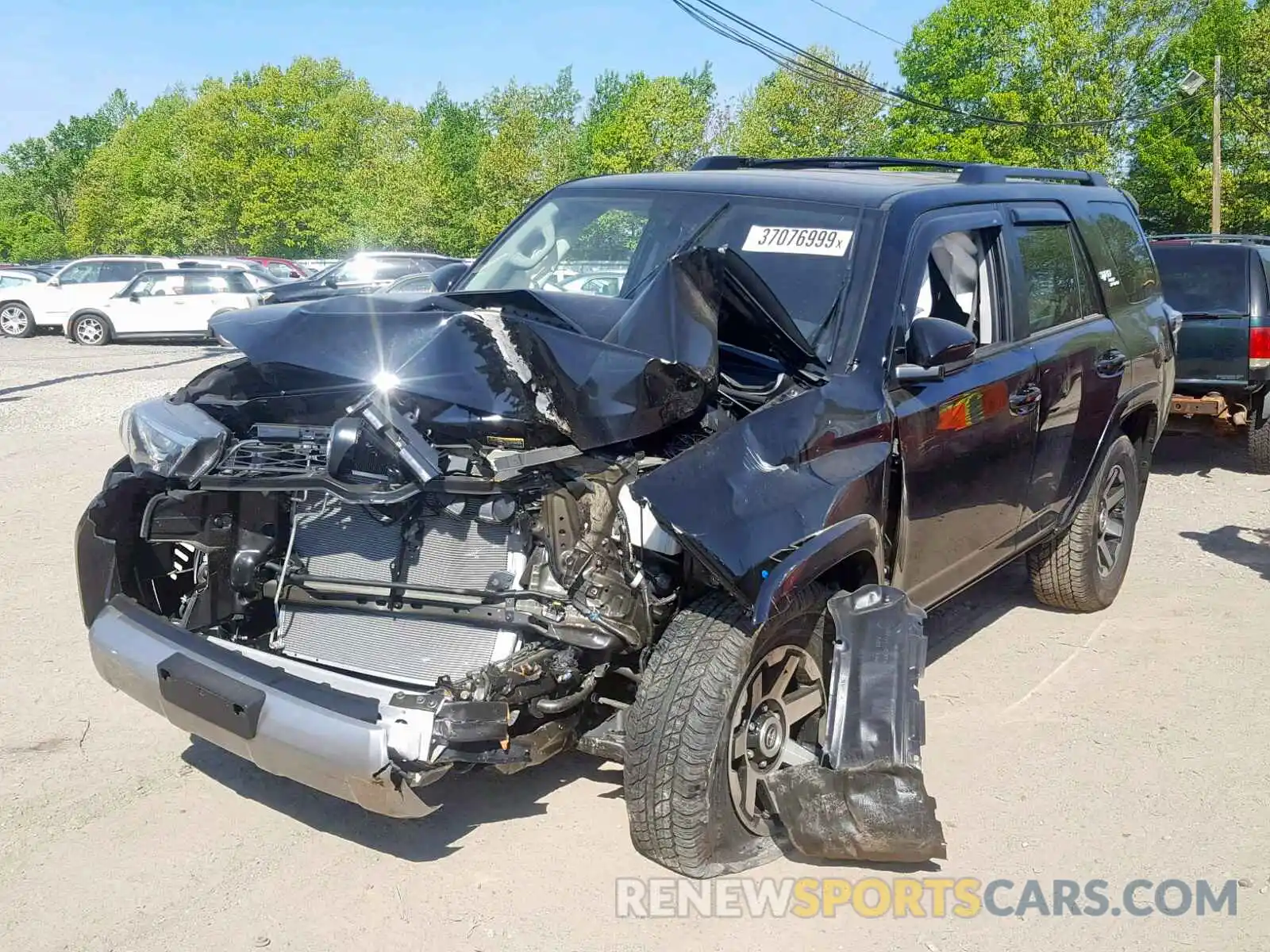 2 Photograph of a damaged car JTEBU5JR9K5675631 TOYOTA 4RUNNER SR 2019