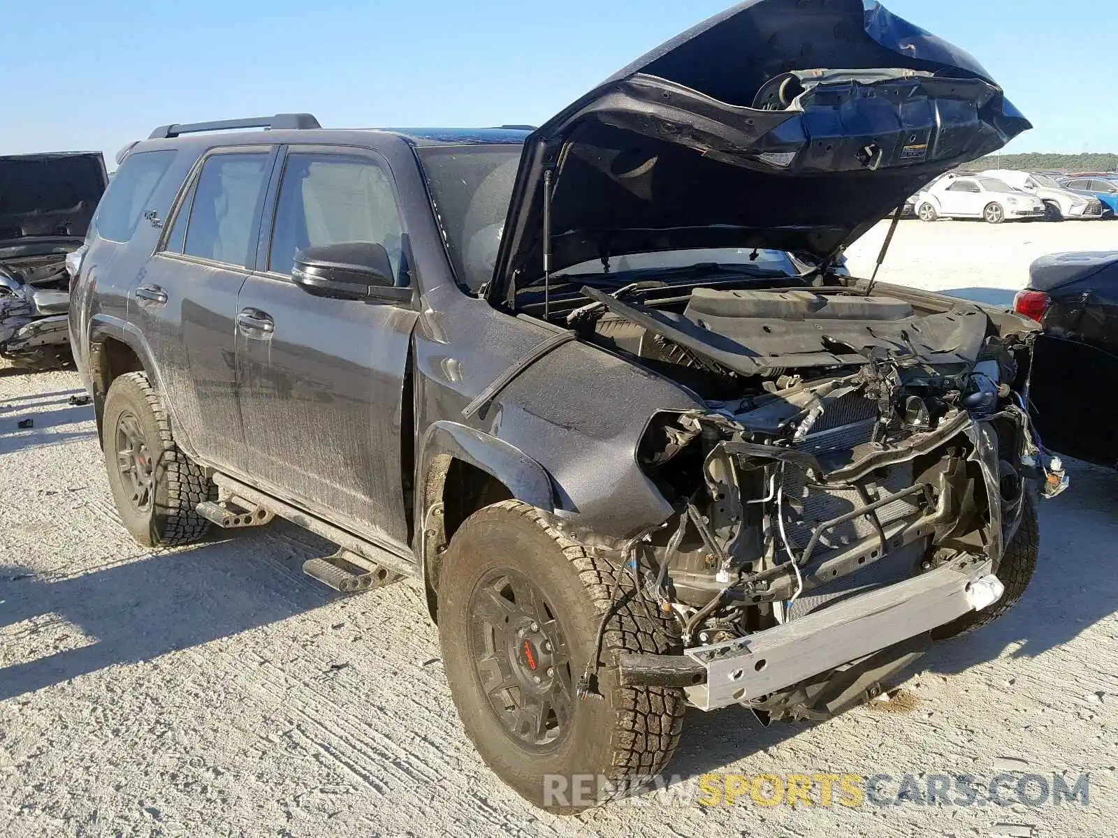 1 Photograph of a damaged car JTEBU5JR9K5703718 TOYOTA 4RUNNER SR 2019