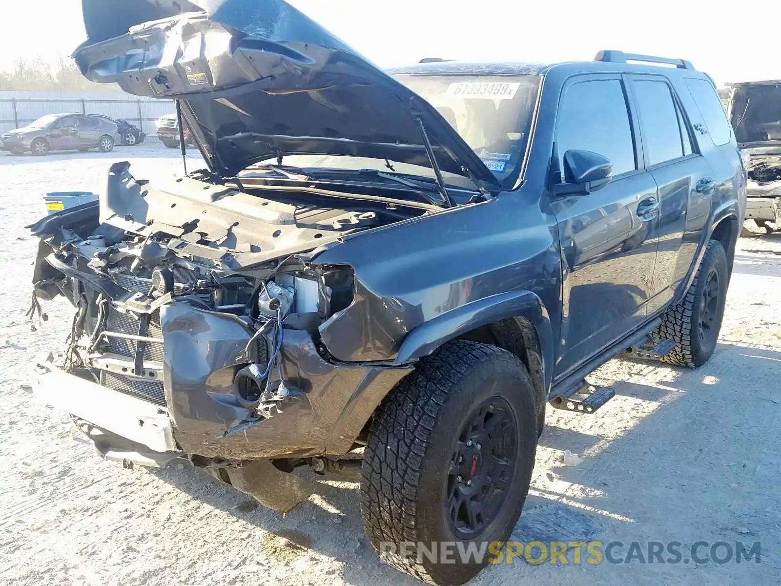 2 Photograph of a damaged car JTEBU5JR9K5703718 TOYOTA 4RUNNER SR 2019