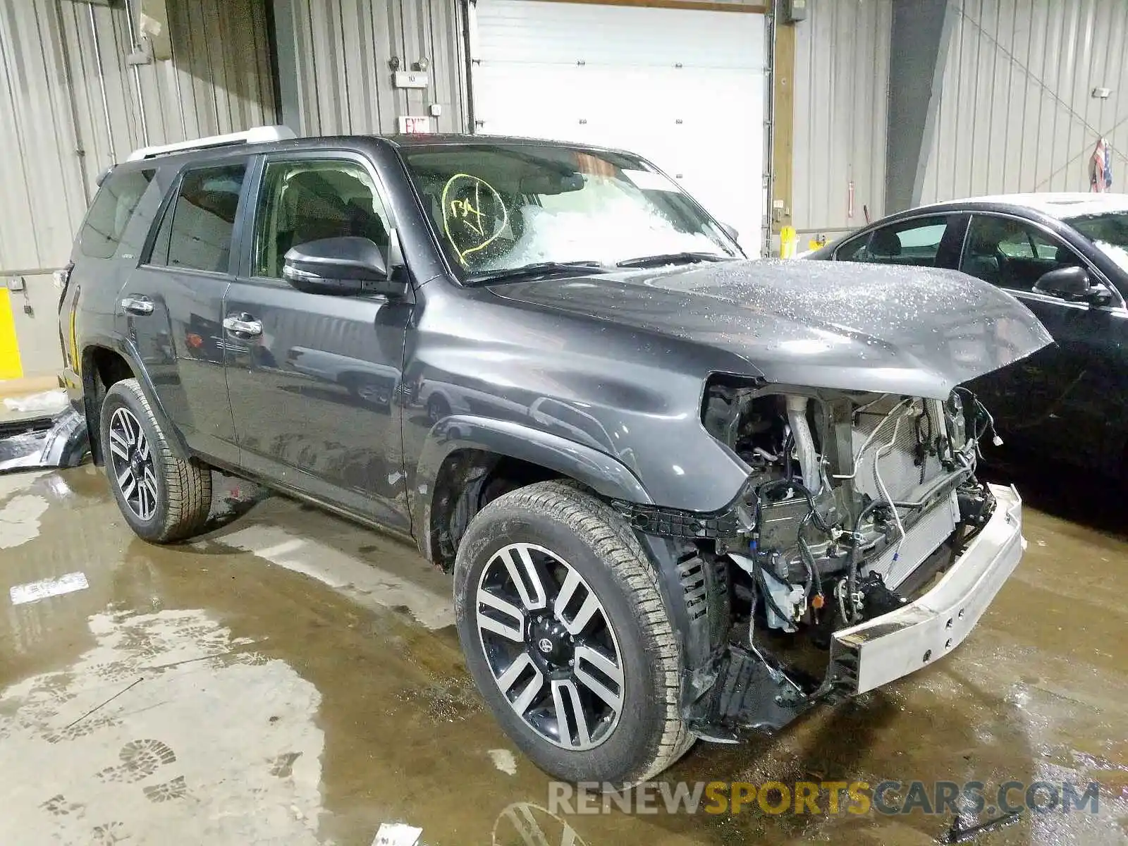 1 Photograph of a damaged car JTEBU5JRXK5619472 TOYOTA 4RUNNER SR 2019