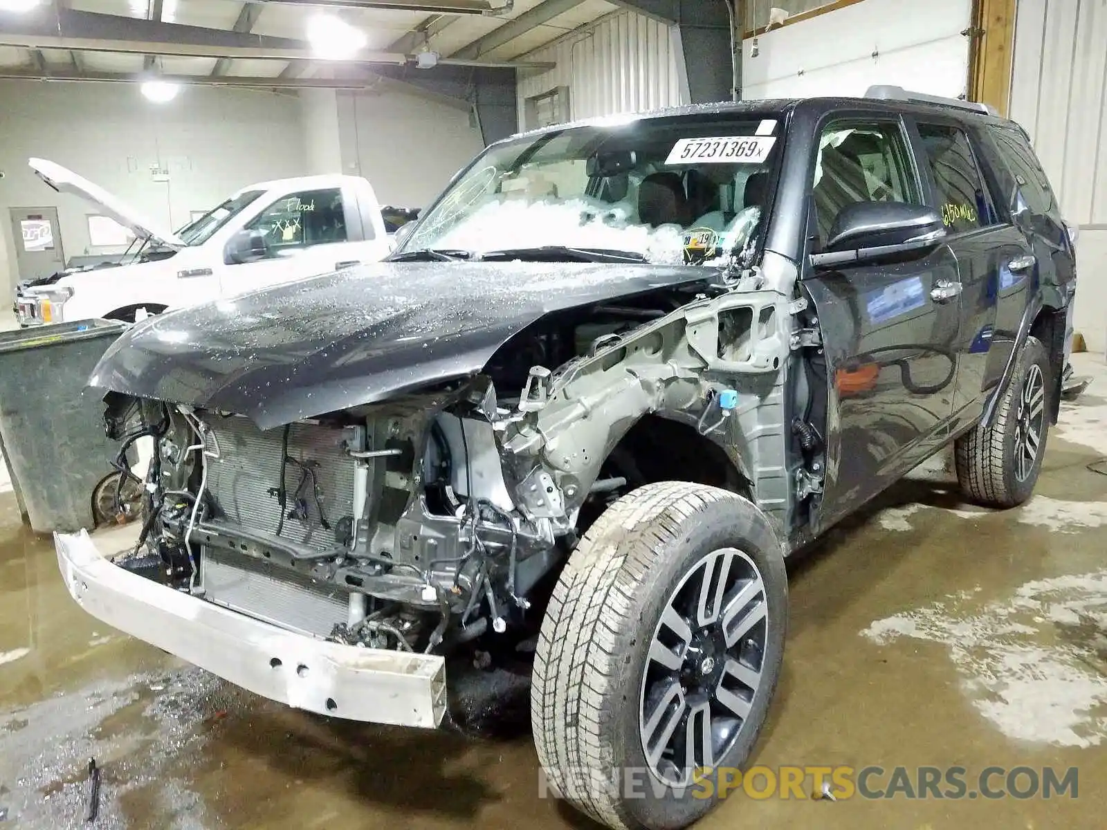 2 Photograph of a damaged car JTEBU5JRXK5619472 TOYOTA 4RUNNER SR 2019