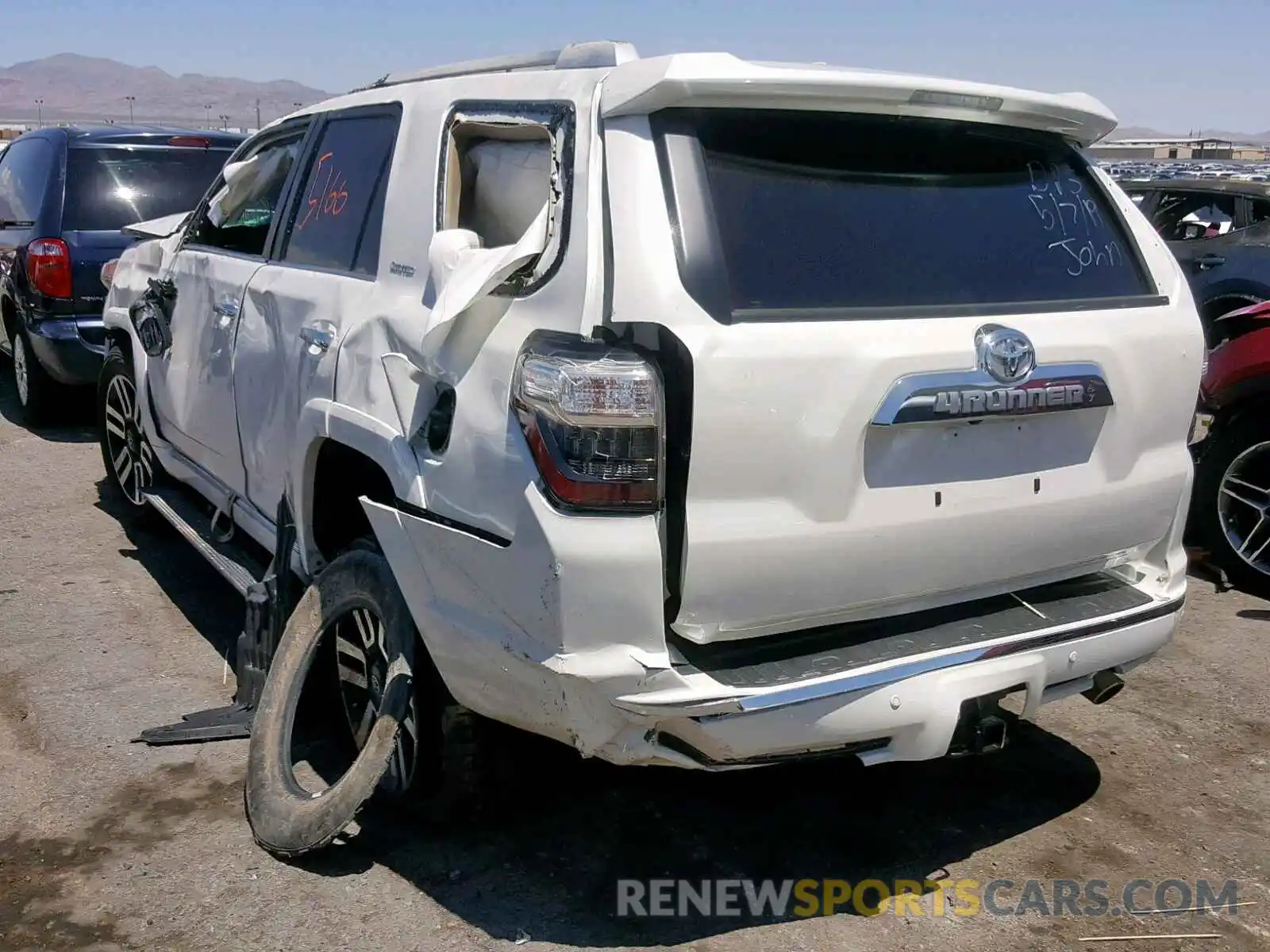 3 Photograph of a damaged car JTEBU5JRXK5639608 TOYOTA 4RUNNER SR 2019