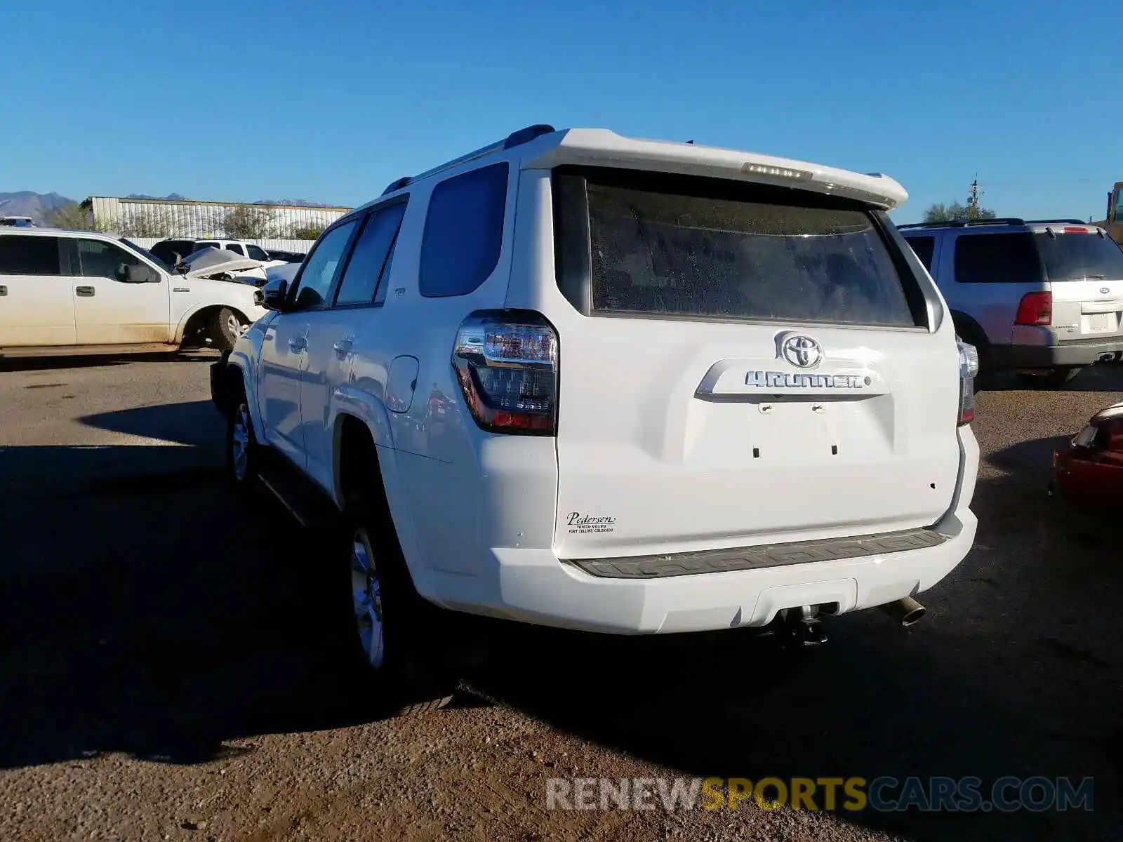 3 Photograph of a damaged car JTEBU5JRXK5654481 TOYOTA 4RUNNER SR 2019