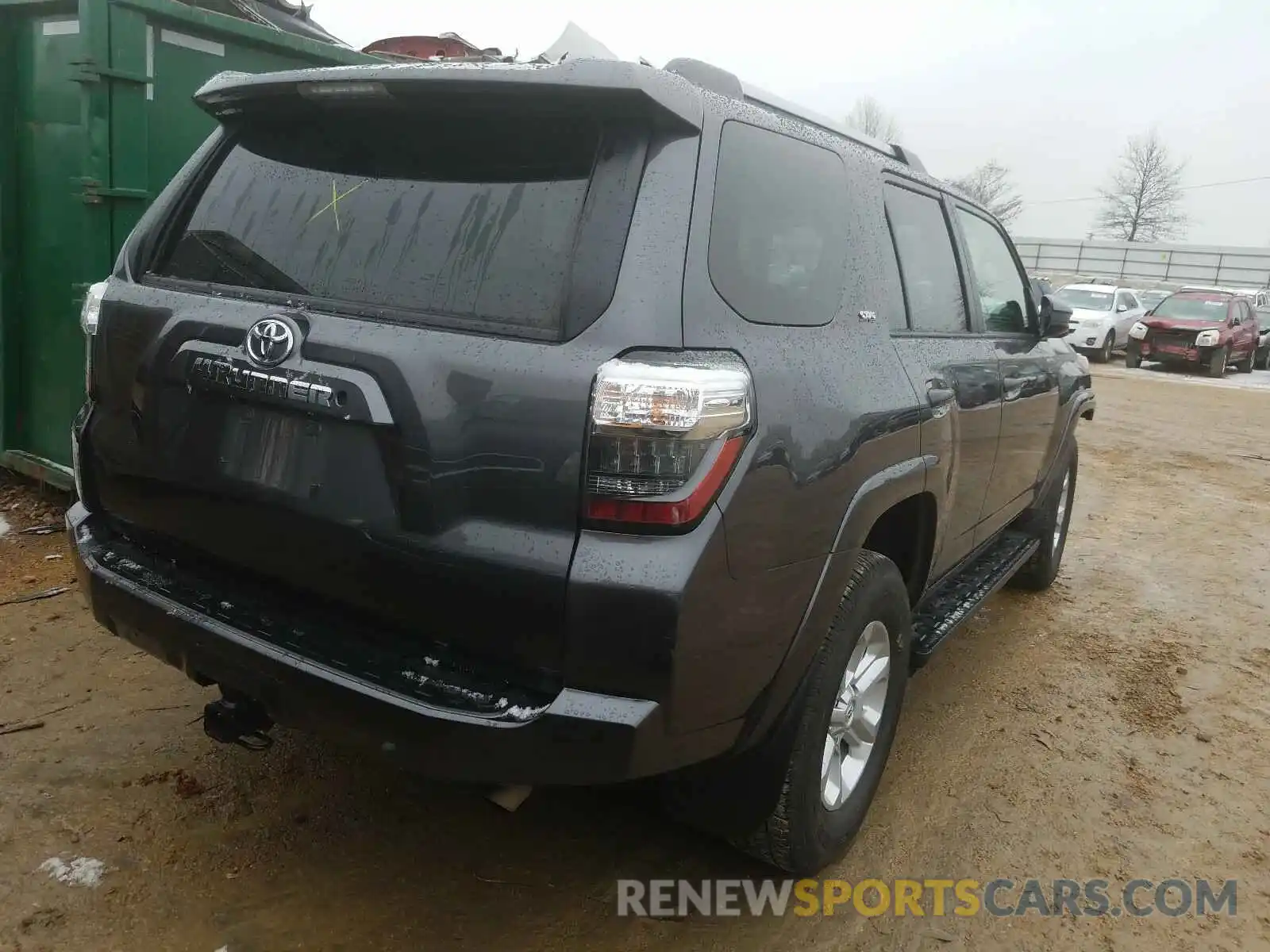 4 Фотография поврежденного автомобиля JTEBU5JRXK5662211 TOYOTA 4RUNNER SR 2019