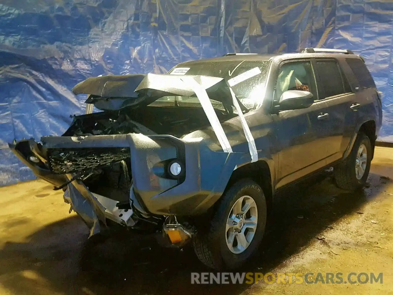 2 Photograph of a damaged car JTEBU5JRXK5667344 TOYOTA 4RUNNER SR 2019