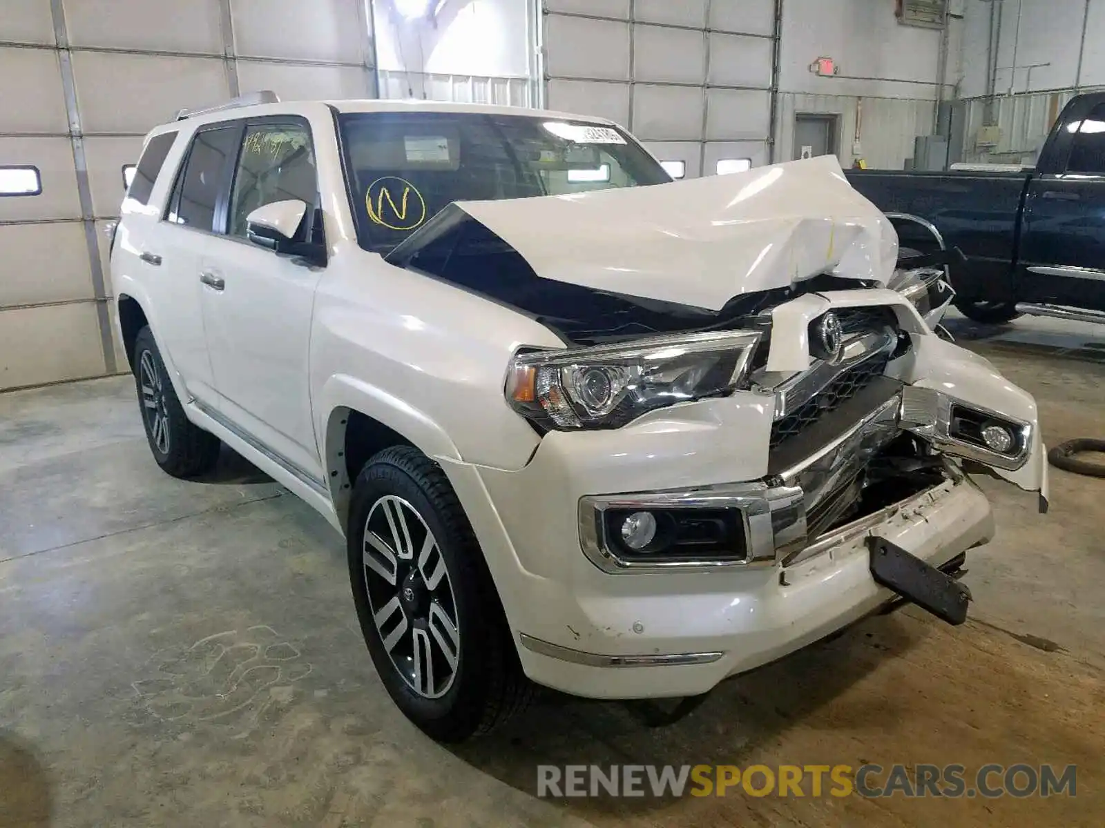 1 Photograph of a damaged car JTEBU5JRXK5713626 TOYOTA 4RUNNER SR 2019