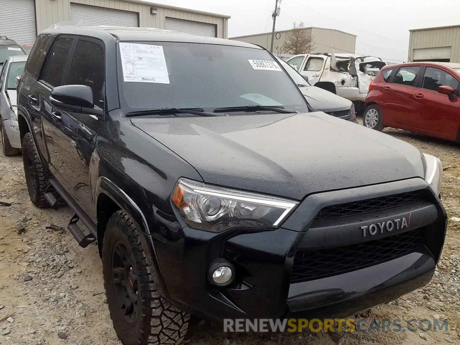 1 Photograph of a damaged car JTEZU5JR0K5210086 TOYOTA 4RUNNER SR 2019