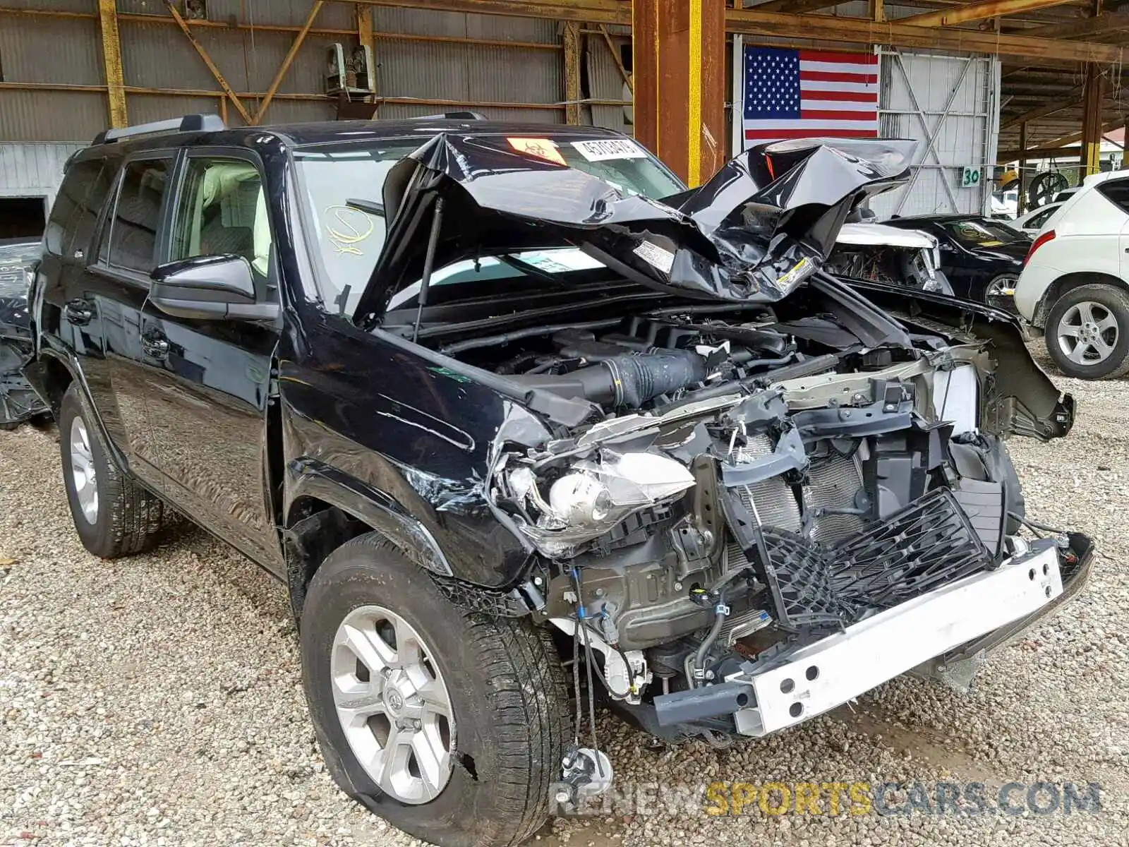 1 Photograph of a damaged car JTEZU5JR6K5191771 TOYOTA 4RUNNER SR 2019