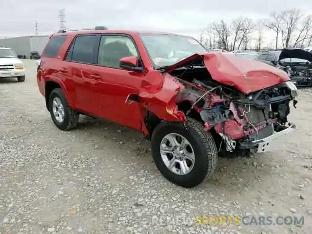 1 Photograph of a damaged car JTEZU5JR7K5203345 TOYOTA 4RUNNER SR 2019