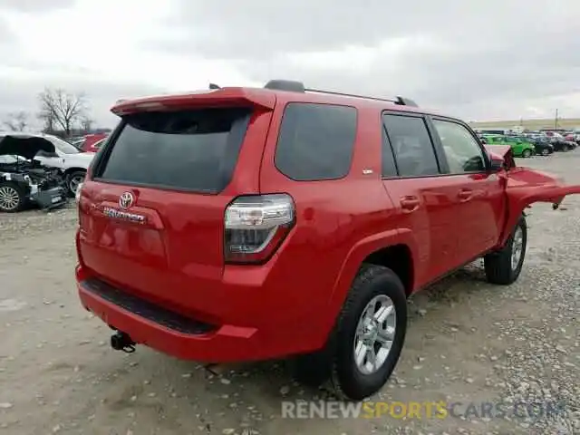 4 Фотография поврежденного автомобиля JTEZU5JR7K5203345 TOYOTA 4RUNNER SR 2019