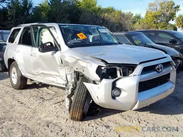 1 Photograph of a damaged car JTEZU5JR7K5204186 TOYOTA 4RUNNER SR 2019