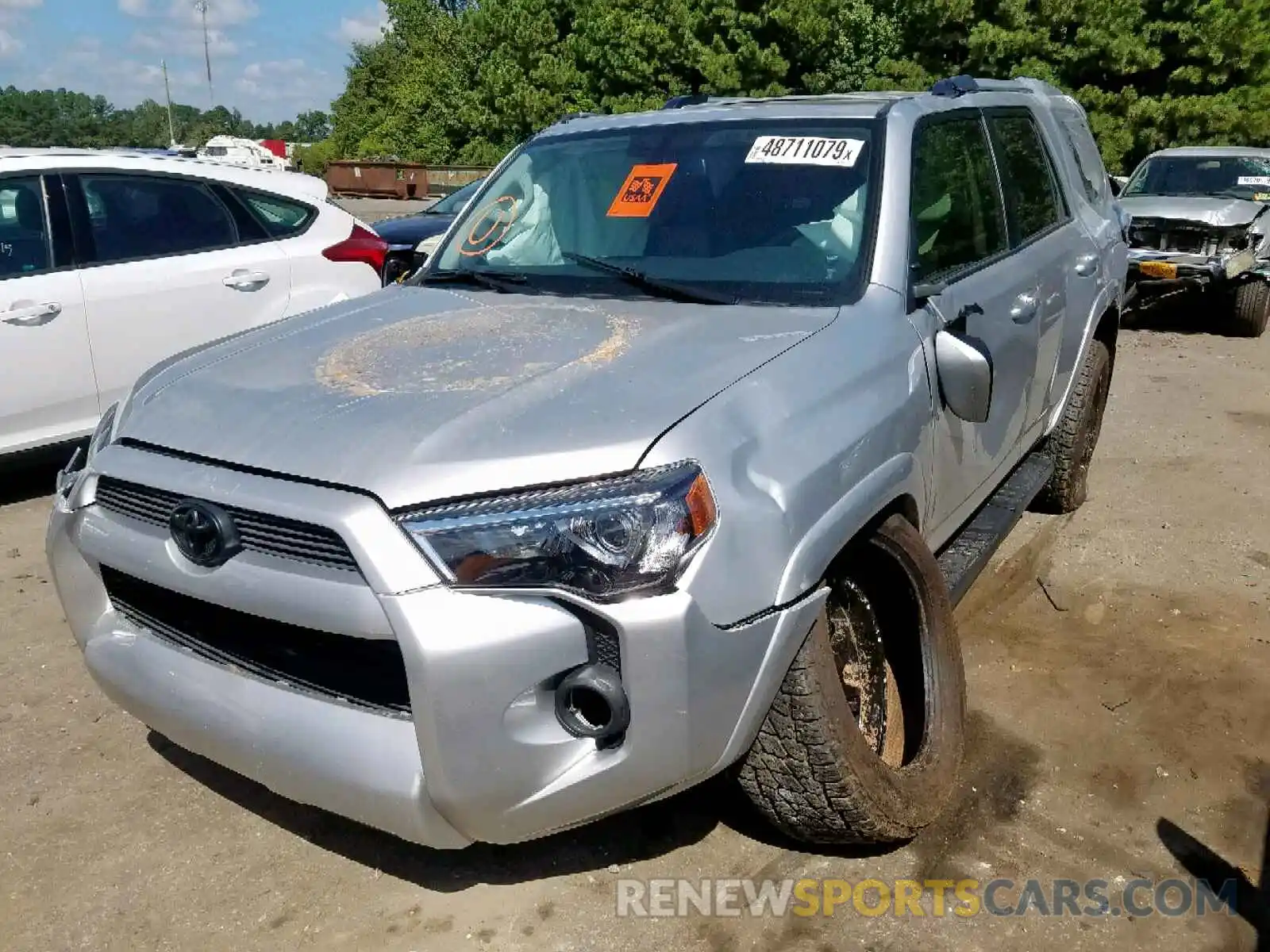 2 Photograph of a damaged car JTEZU5JR8K5202494 TOYOTA 4RUNNER SR 2019