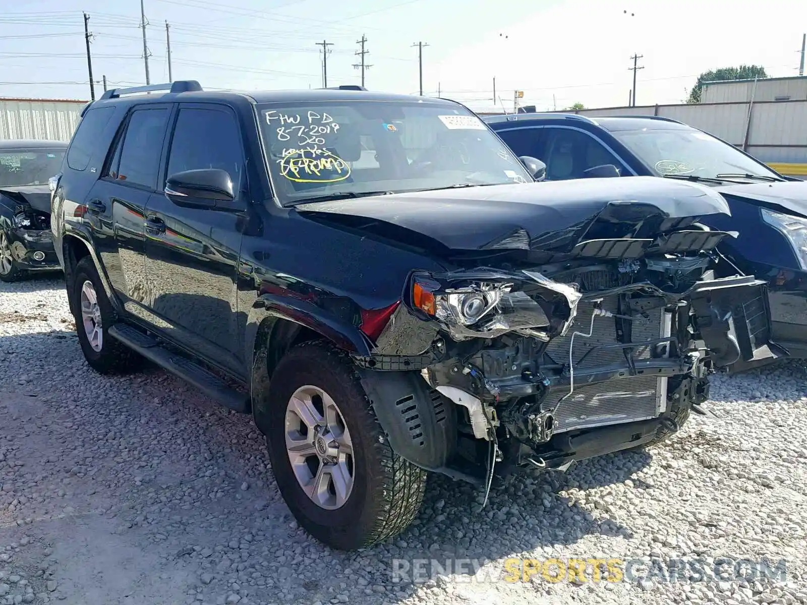 1 Photograph of a damaged car JTEZU5JR9K5204741 TOYOTA 4RUNNER SR 2019