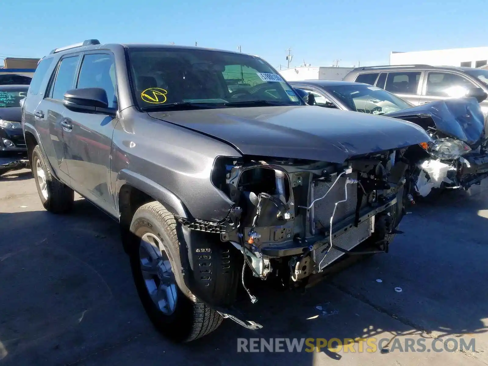 1 Photograph of a damaged car JTEZU5JR9K5209910 TOYOTA 4RUNNER SR 2019