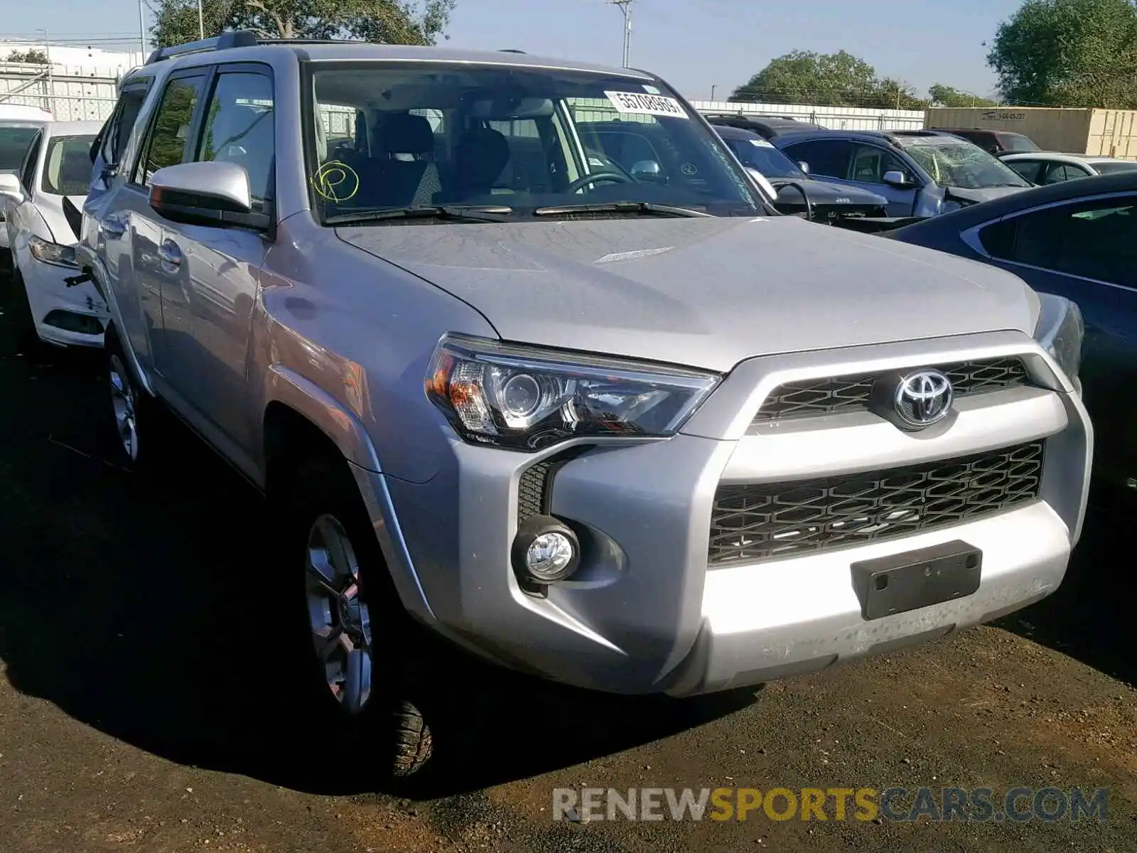 1 Photograph of a damaged car JTEZU5JRXK5204957 TOYOTA 4RUNNER SR 2019