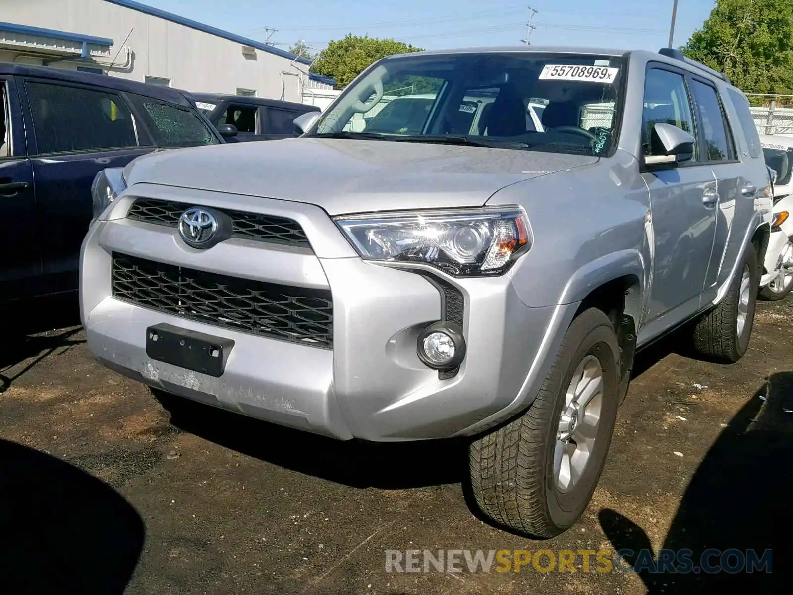 2 Photograph of a damaged car JTEZU5JRXK5204957 TOYOTA 4RUNNER SR 2019