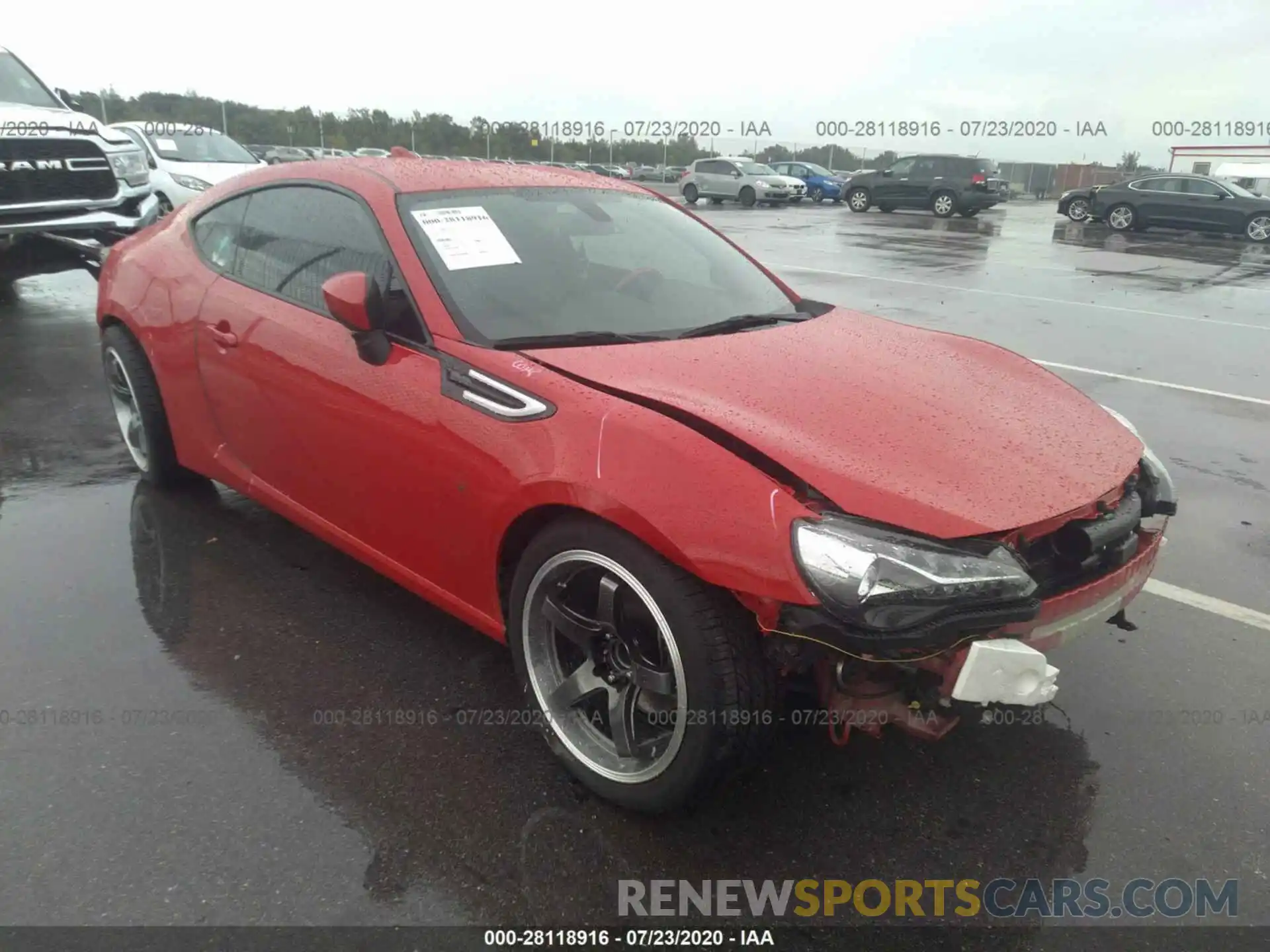 1 Photograph of a damaged car JF1ZNAA10K8700598 TOYOTA 86 2019