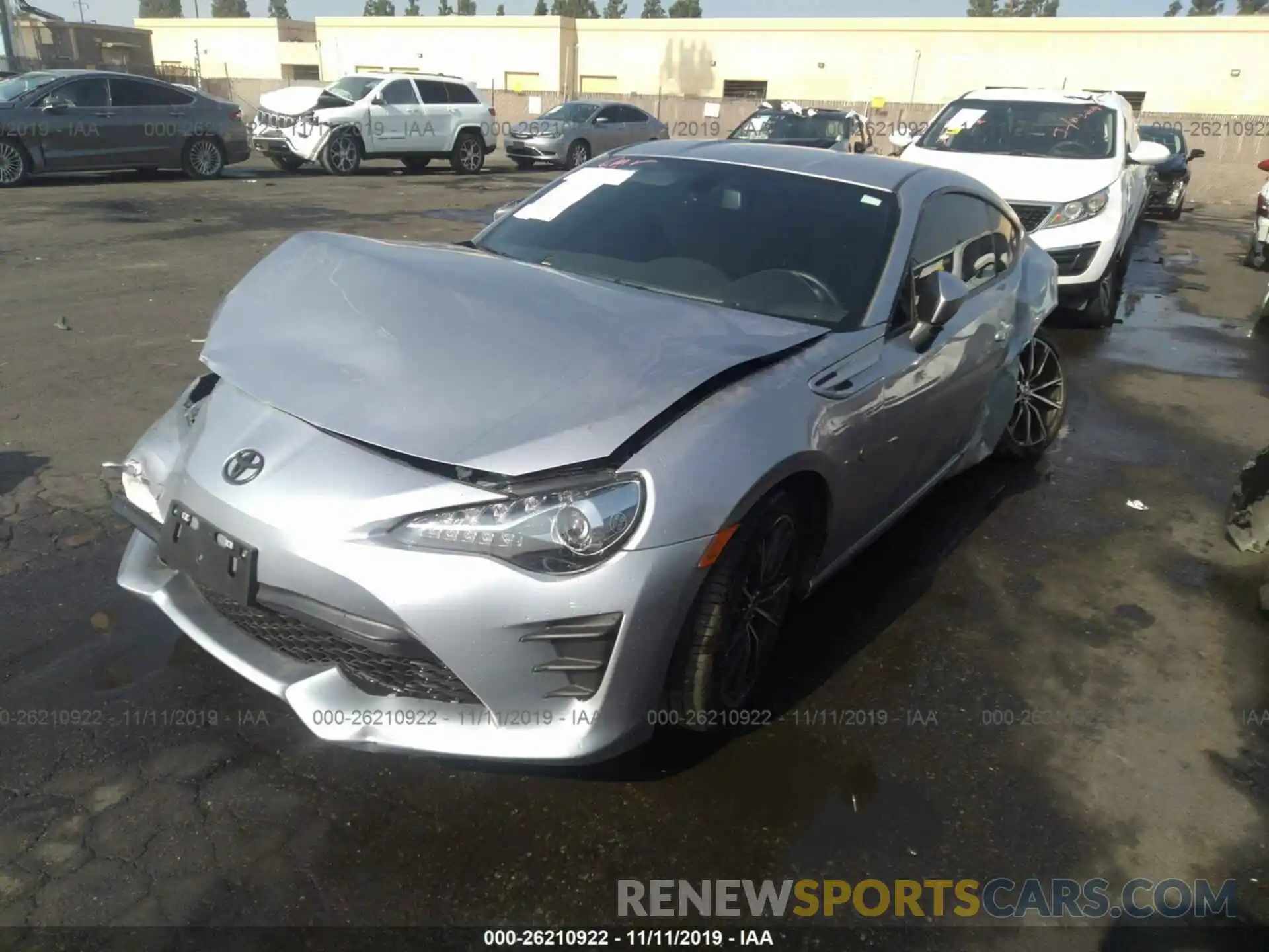 2 Фотография поврежденного автомобиля JF1ZNAA12K8700019 TOYOTA 86 2019