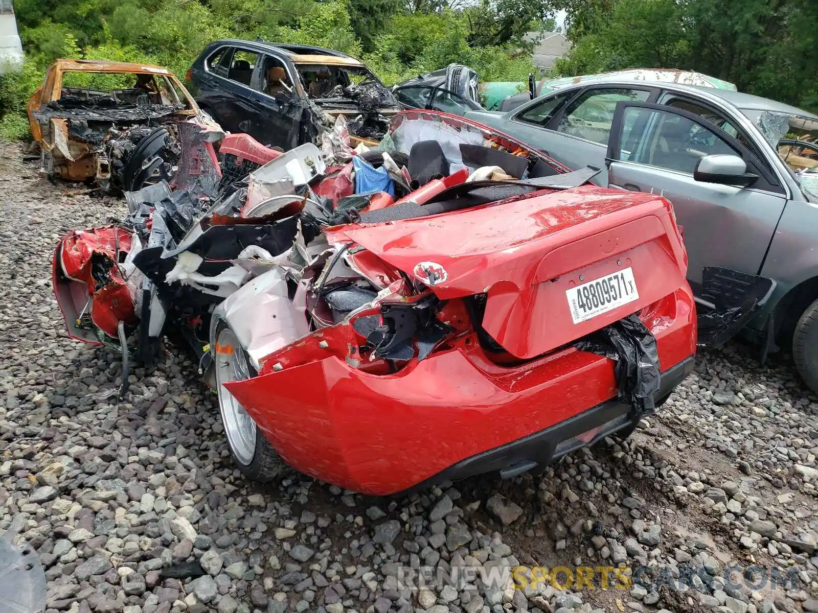 3 Photograph of a damaged car JF1ZNAA12K8700134 TOYOTA 86 2019
