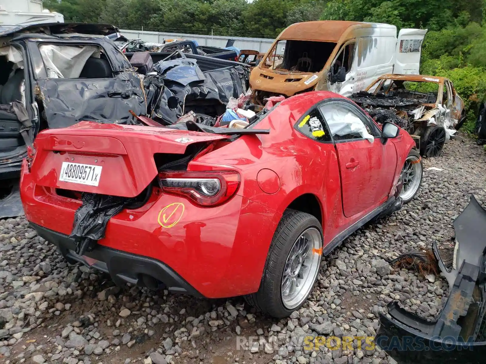 4 Photograph of a damaged car JF1ZNAA12K8700134 TOYOTA 86 2019