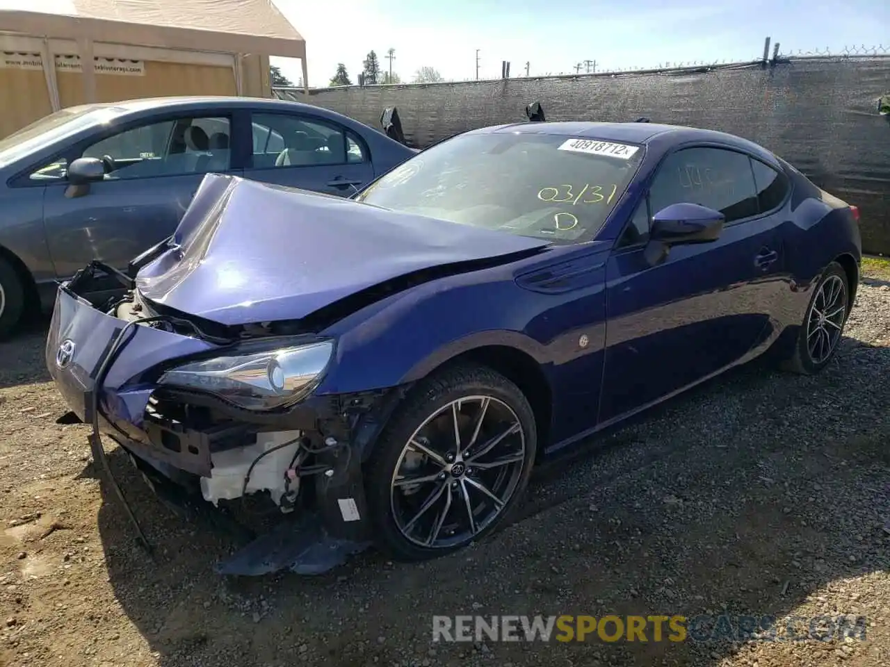 2 Photograph of a damaged car JF1ZNAA13K8700434 TOYOTA 86 2019