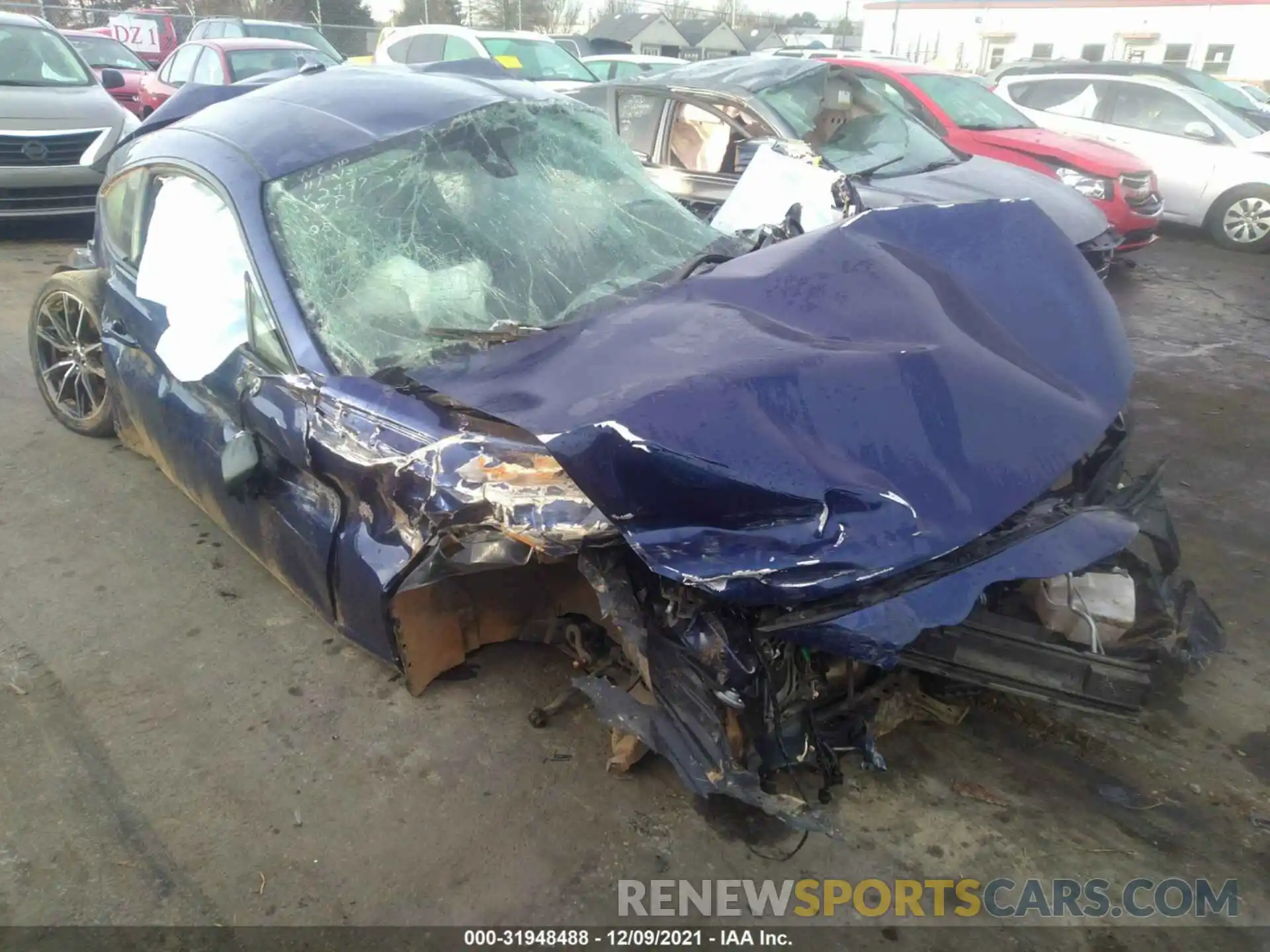 1 Photograph of a damaged car JF1ZNAA13K8702457 TOYOTA 86 2019