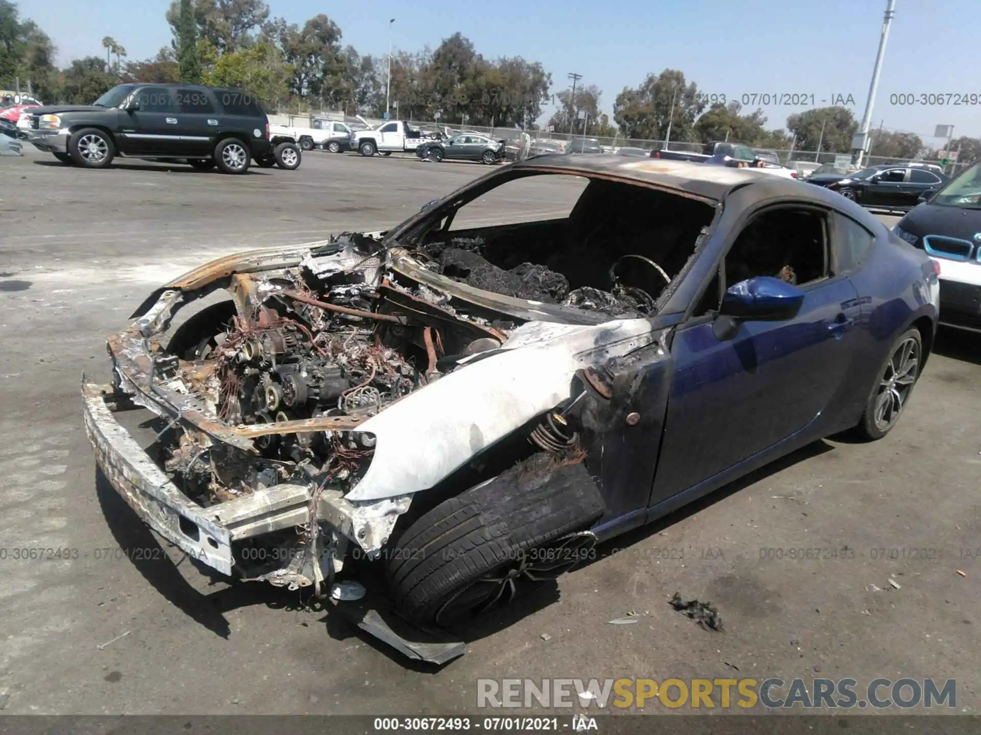 2 Photograph of a damaged car JF1ZNAA14K8700300 TOYOTA 86 2019