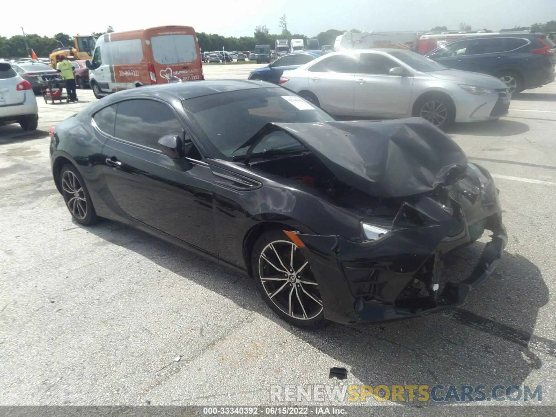 1 Photograph of a damaged car JF1ZNAA14K8703326 TOYOTA 86 2019