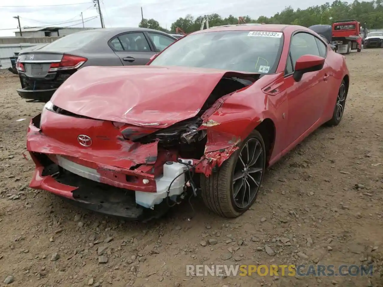 2 Photograph of a damaged car JF1ZNAA14K9703451 TOYOTA 86 2019