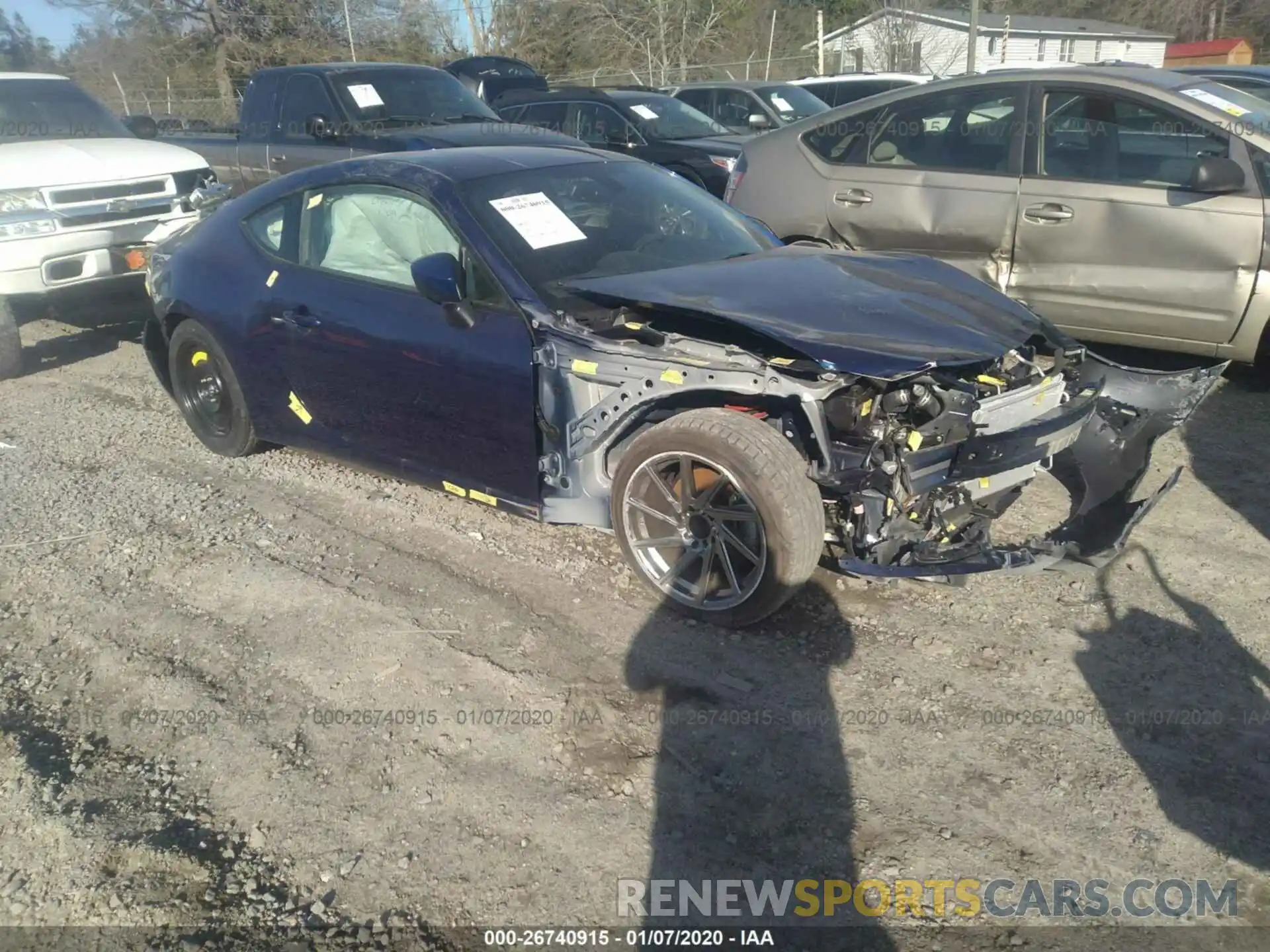 1 Photograph of a damaged car JF1ZNAA14K9704194 TOYOTA 86 2019