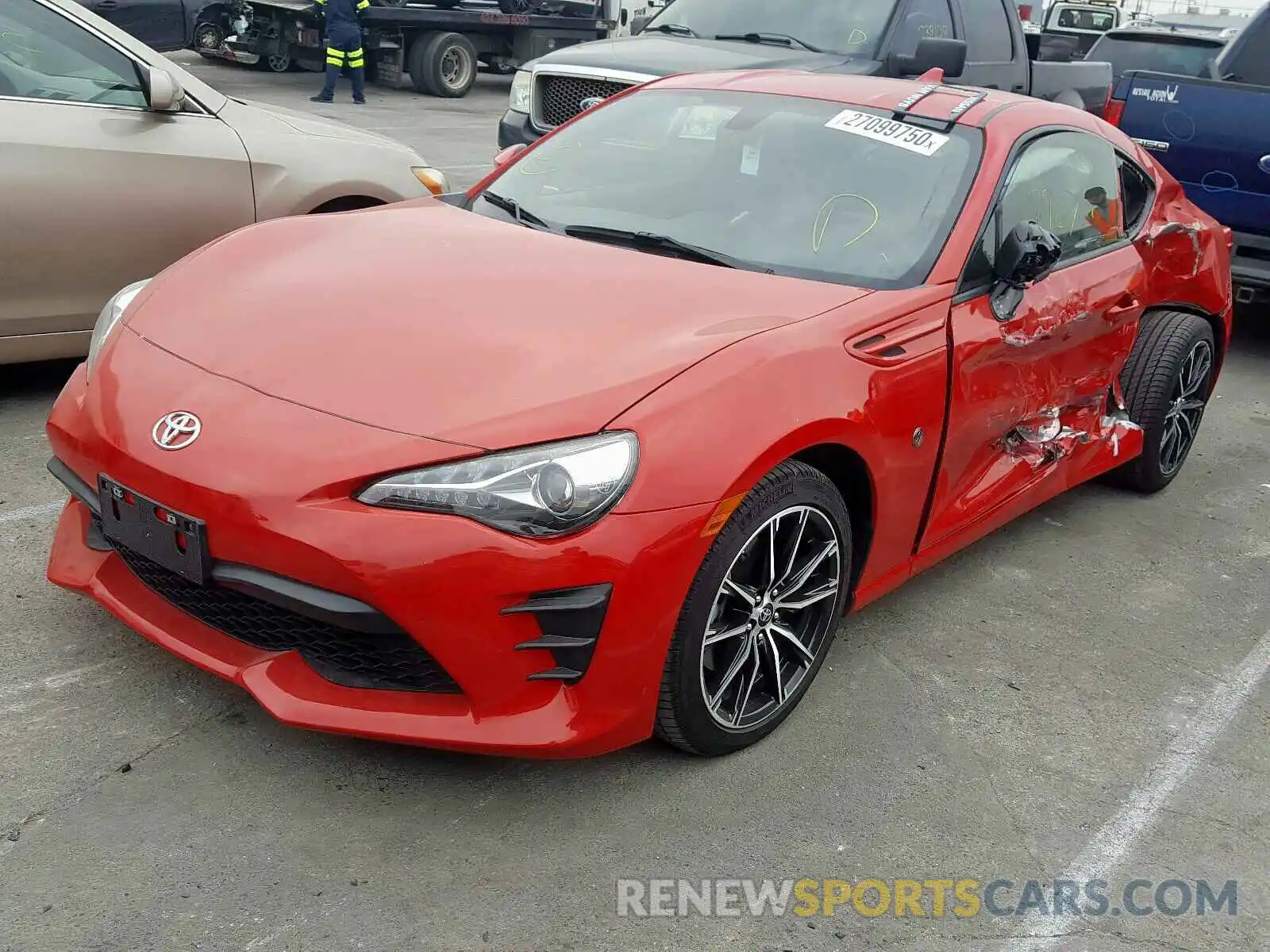 2 Photograph of a damaged car JF1ZNAA16K8701285 TOYOTA 86 2019