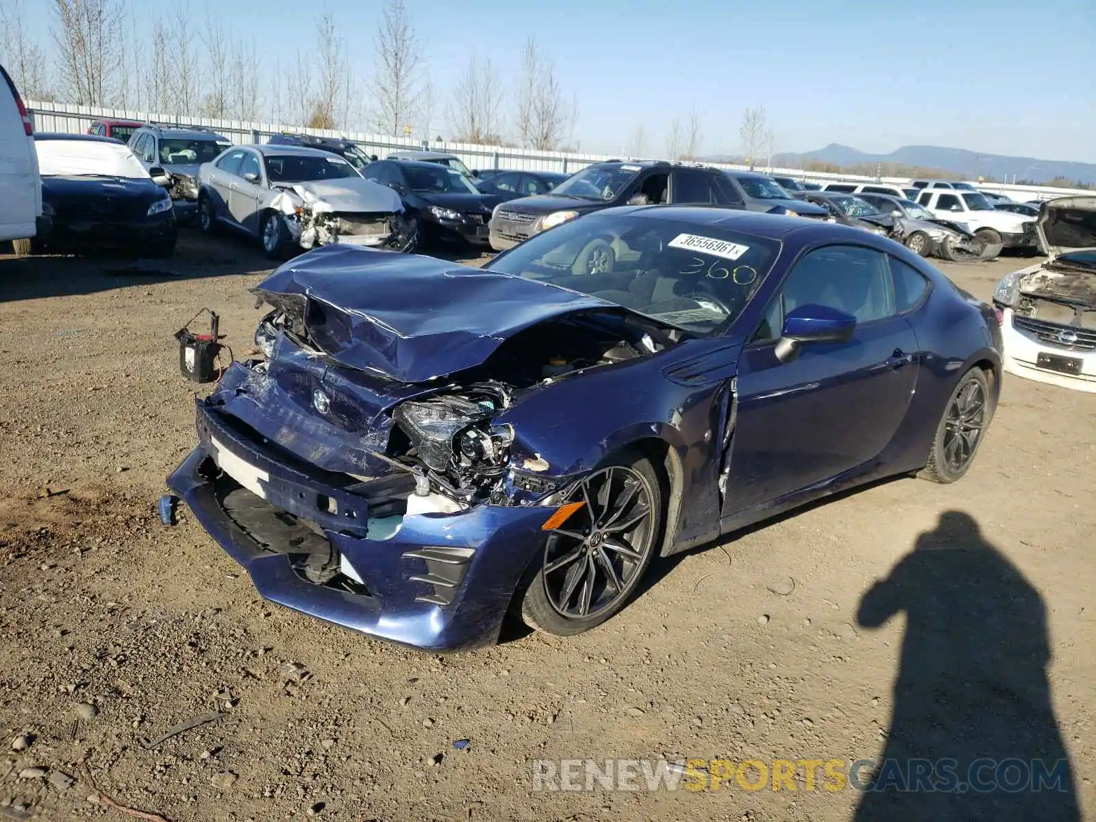 2 Photograph of a damaged car JF1ZNAA16K8701495 TOYOTA 86 2019