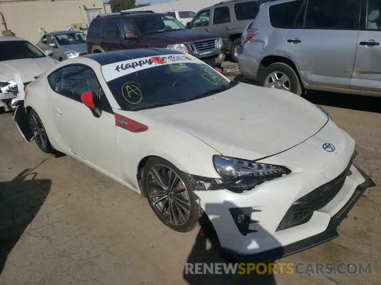 1 Photograph of a damaged car JF1ZNAA16K8703800 TOYOTA 86 2019