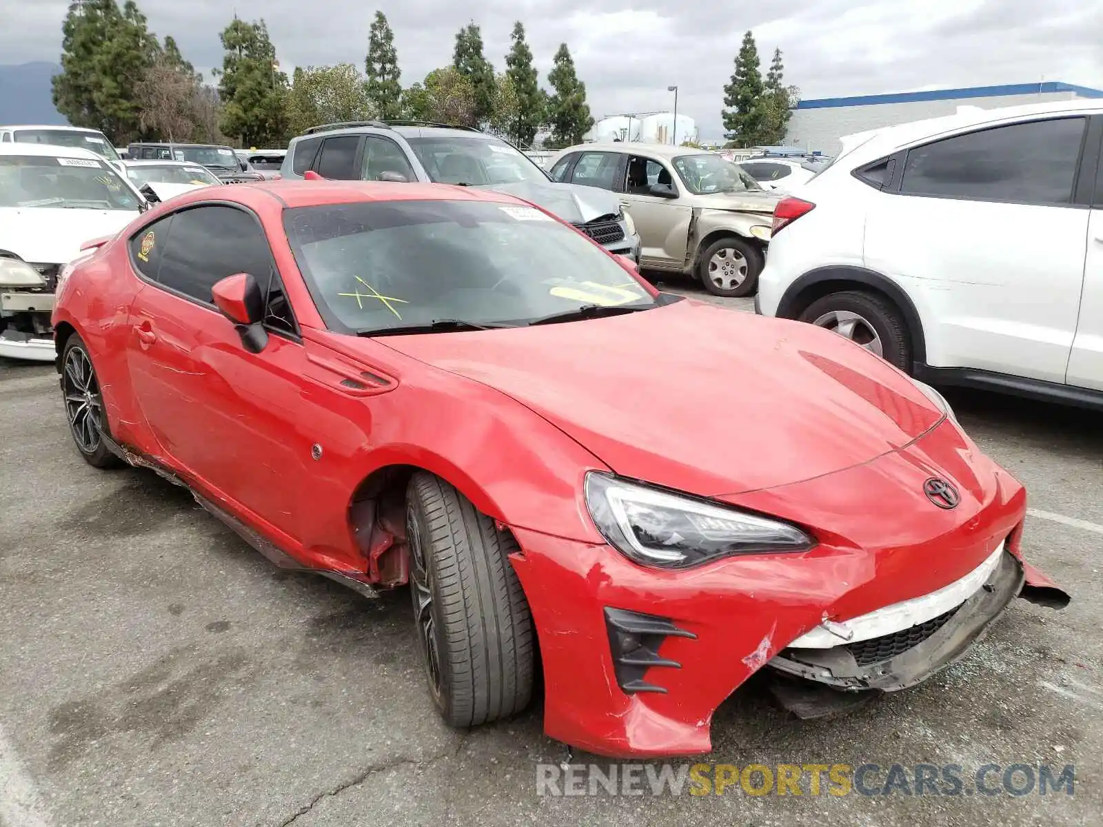 1 Photograph of a damaged car JF1ZNAA17K8700050 TOYOTA 86 2019