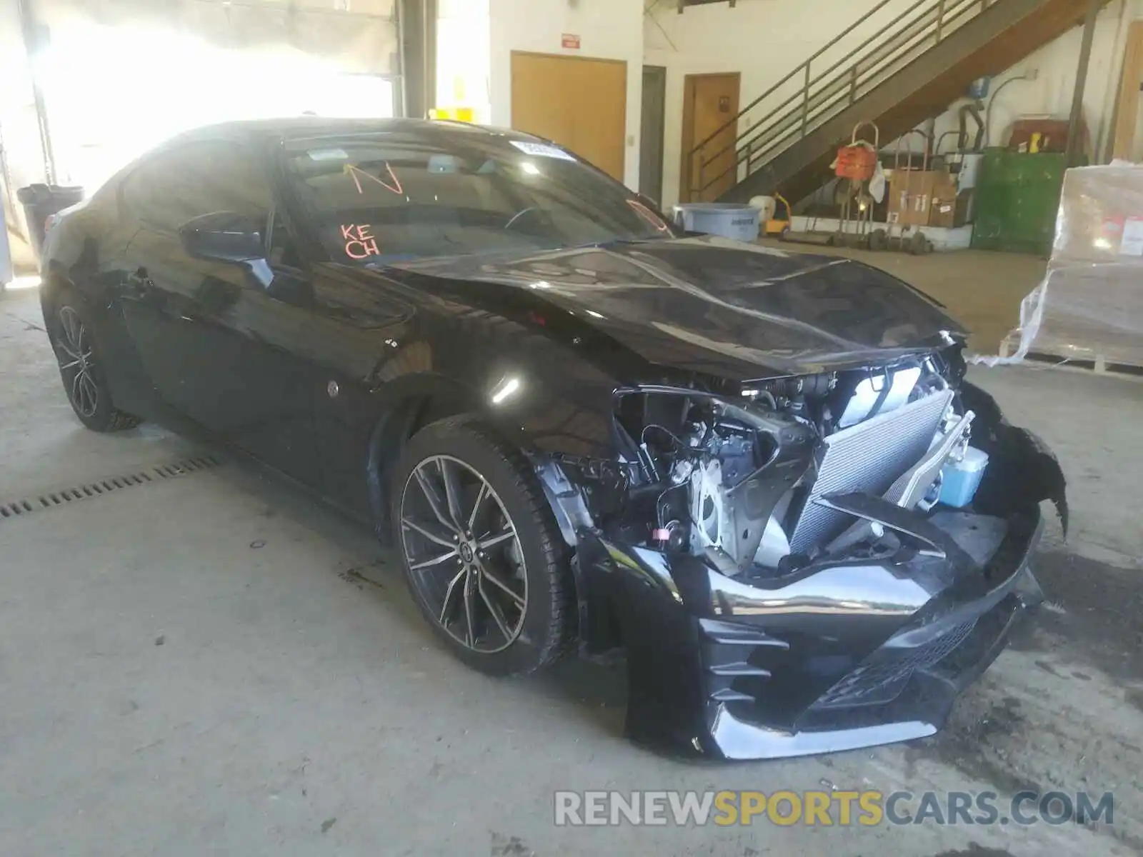 1 Photograph of a damaged car JF1ZNAA17K8701537 TOYOTA 86 2019