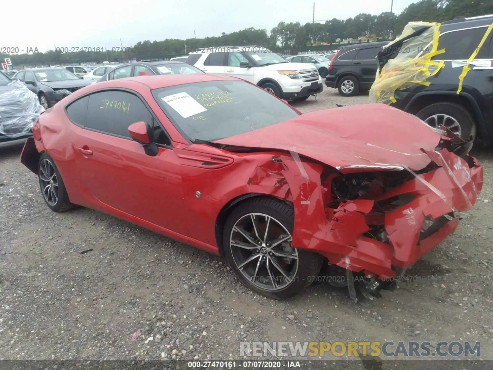 1 Photograph of a damaged car JF1ZNAA17K8701733 TOYOTA 86 2019