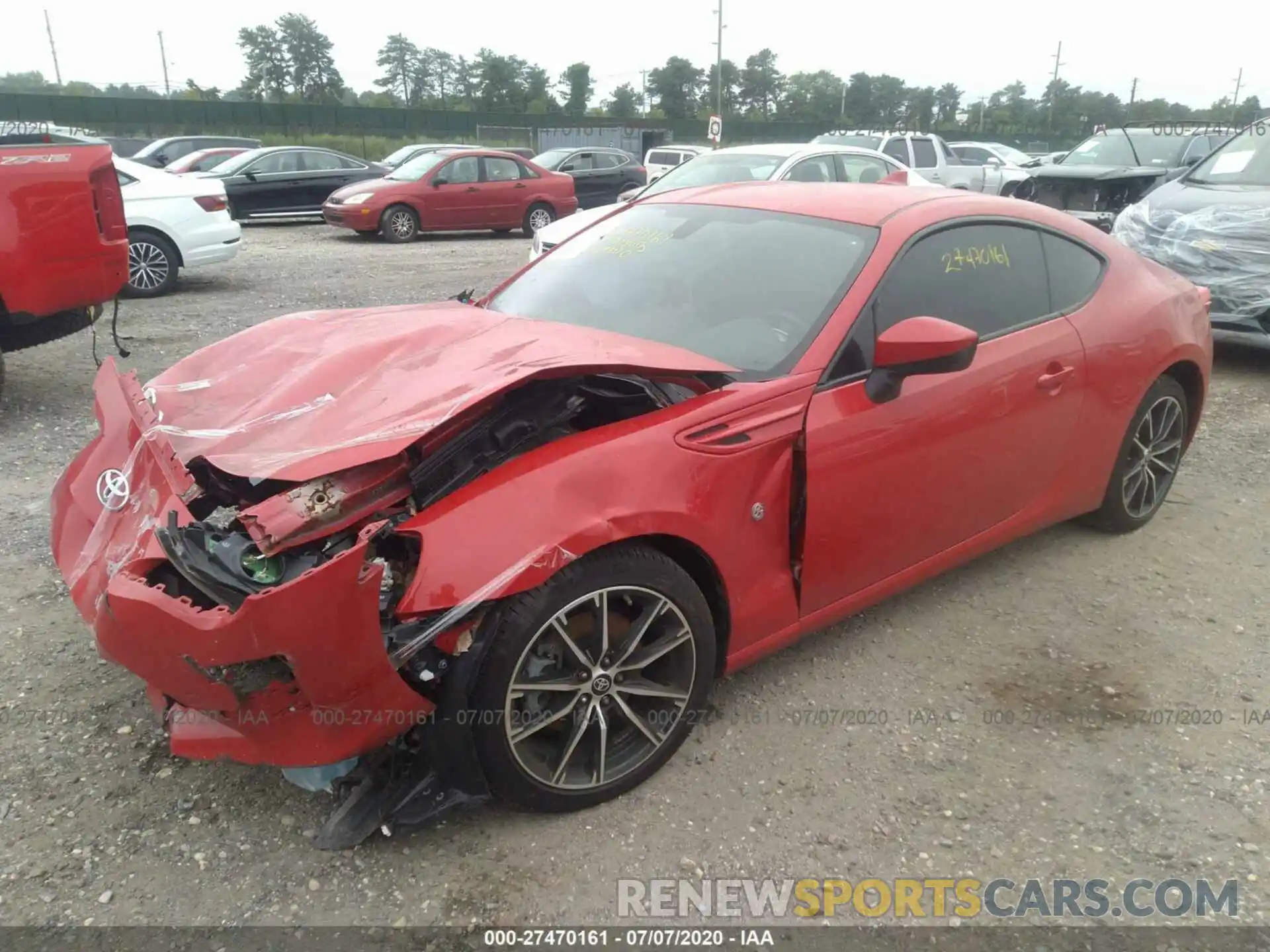 2 Photograph of a damaged car JF1ZNAA17K8701733 TOYOTA 86 2019