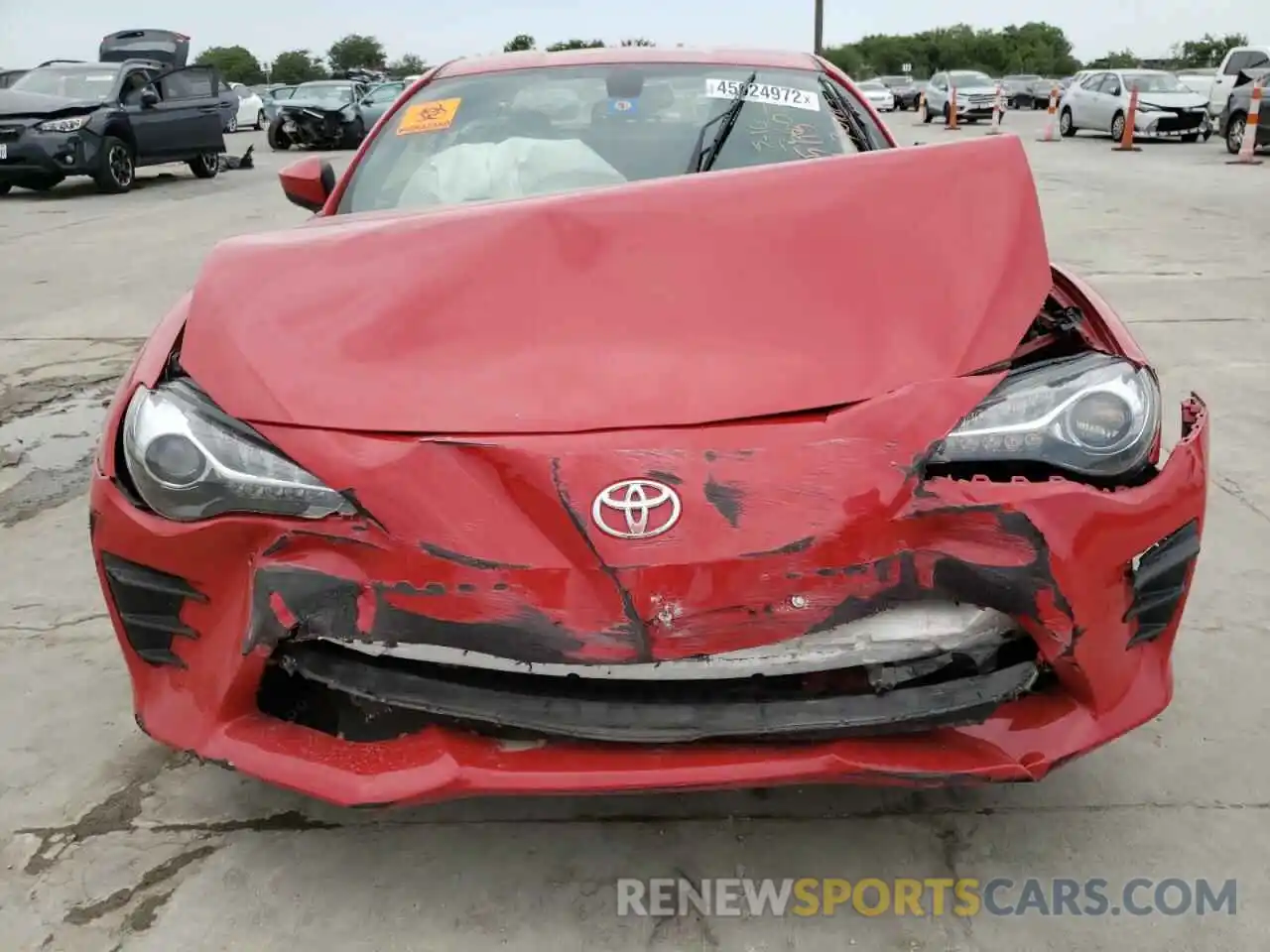 7 Photograph of a damaged car JF1ZNAA17K8703000 TOYOTA 86 2019