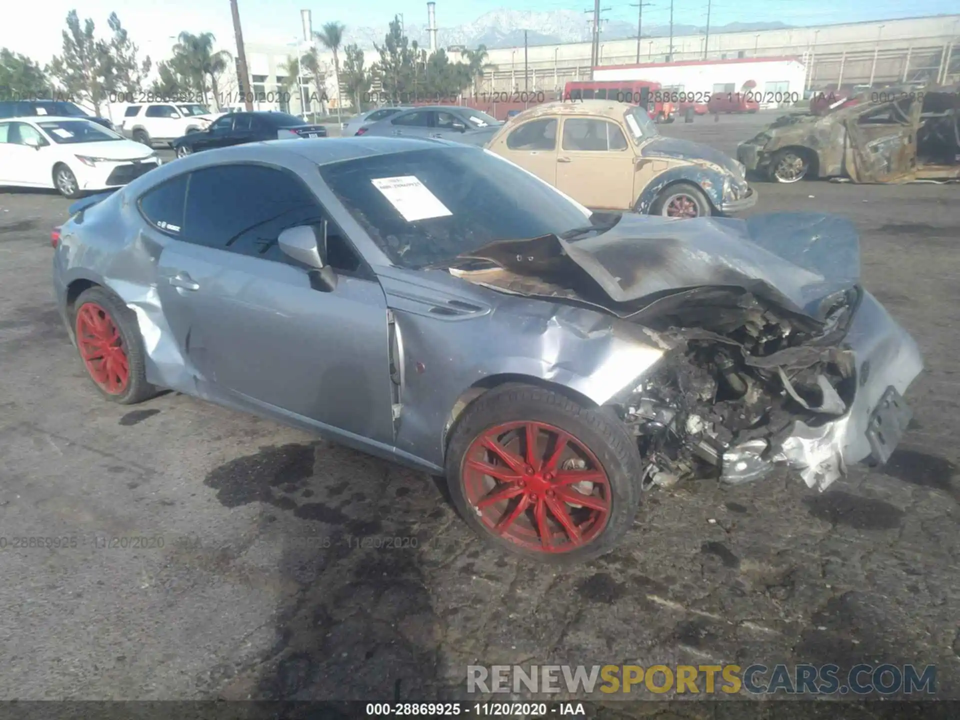 1 Photograph of a damaged car JF1ZNAA18K8700798 TOYOTA 86 2019