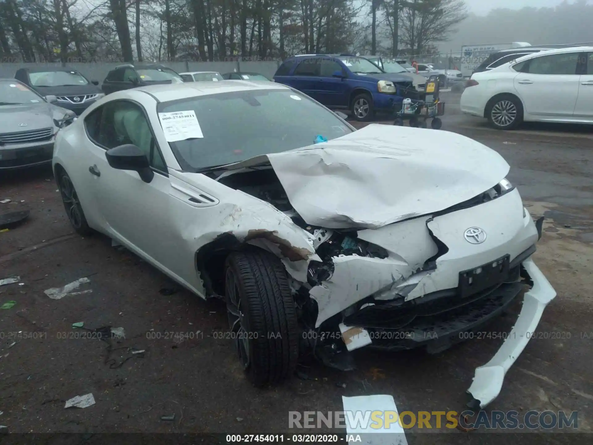 1 Photograph of a damaged car JF1ZNAE10K8702474 TOYOTA 86 2019