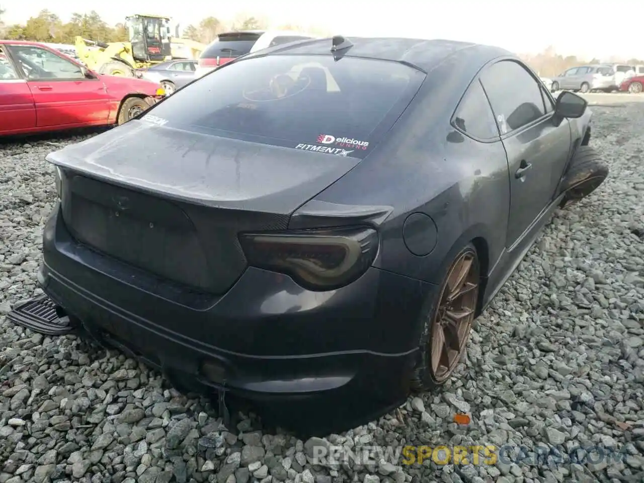 4 Фотография поврежденного автомобиля JF1ZNAE10K9702405 TOYOTA 86 2019