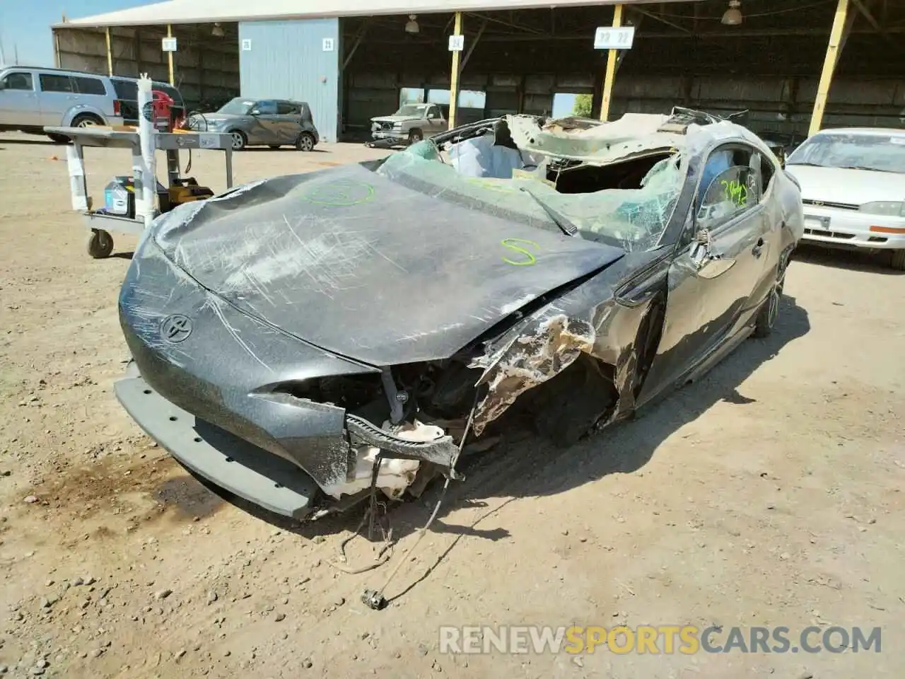 2 Photograph of a damaged car JF1ZNAE12K9702177 TOYOTA 86 2019