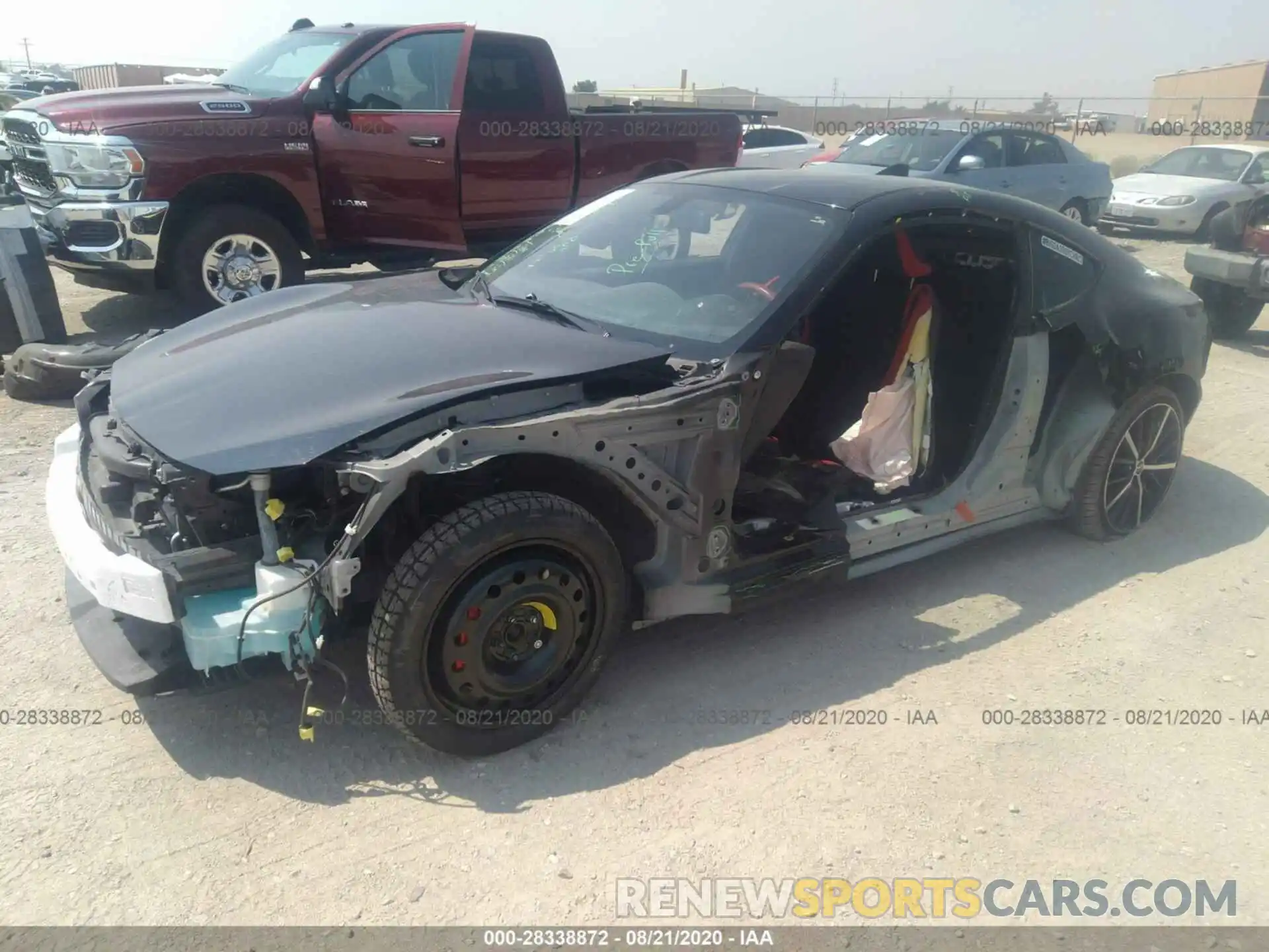 2 Photograph of a damaged car JF1ZNAE12K9702762 TOYOTA 86 2019