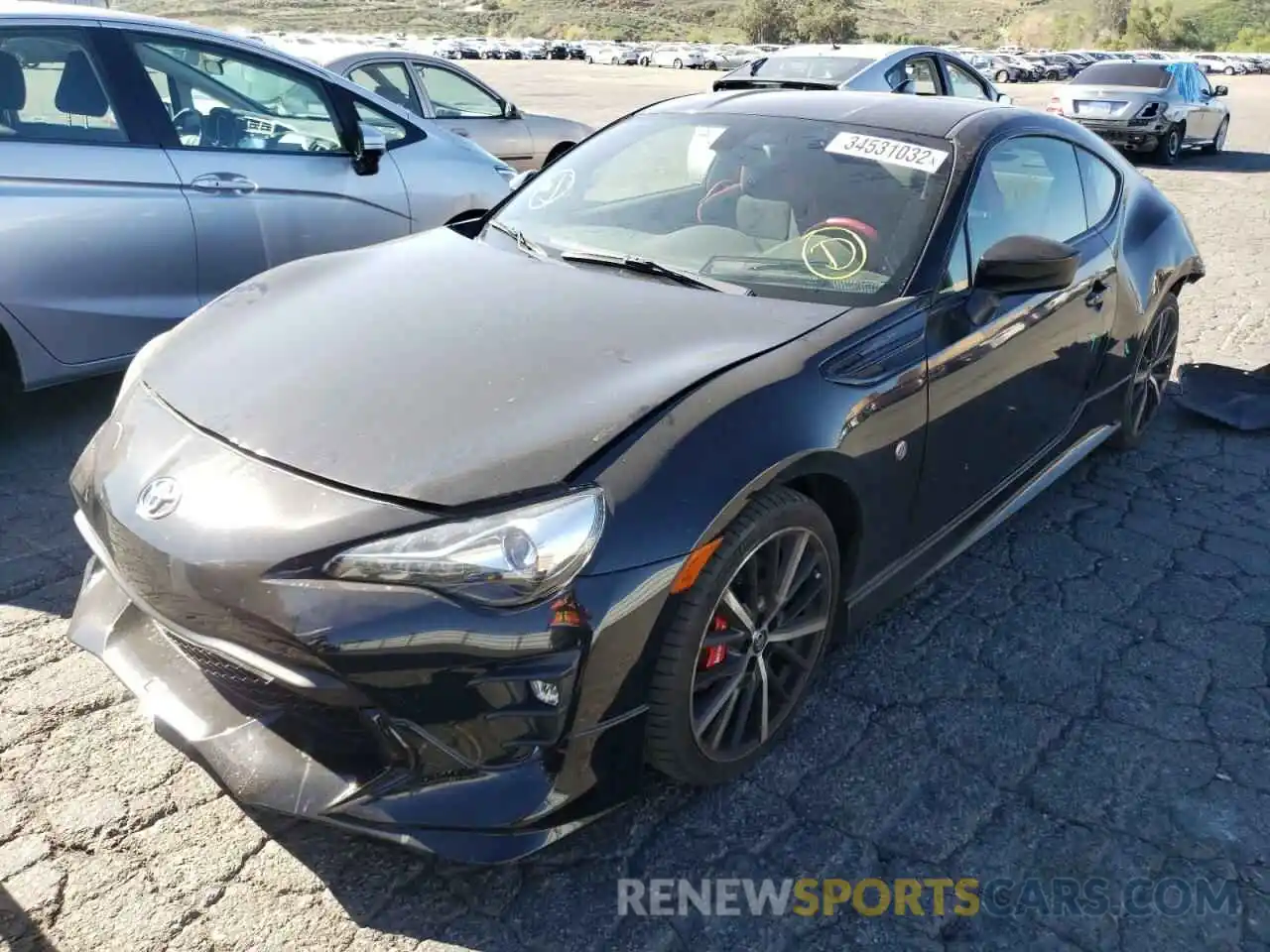 2 Photograph of a damaged car JF1ZNAE13K9702821 TOYOTA 86 2019