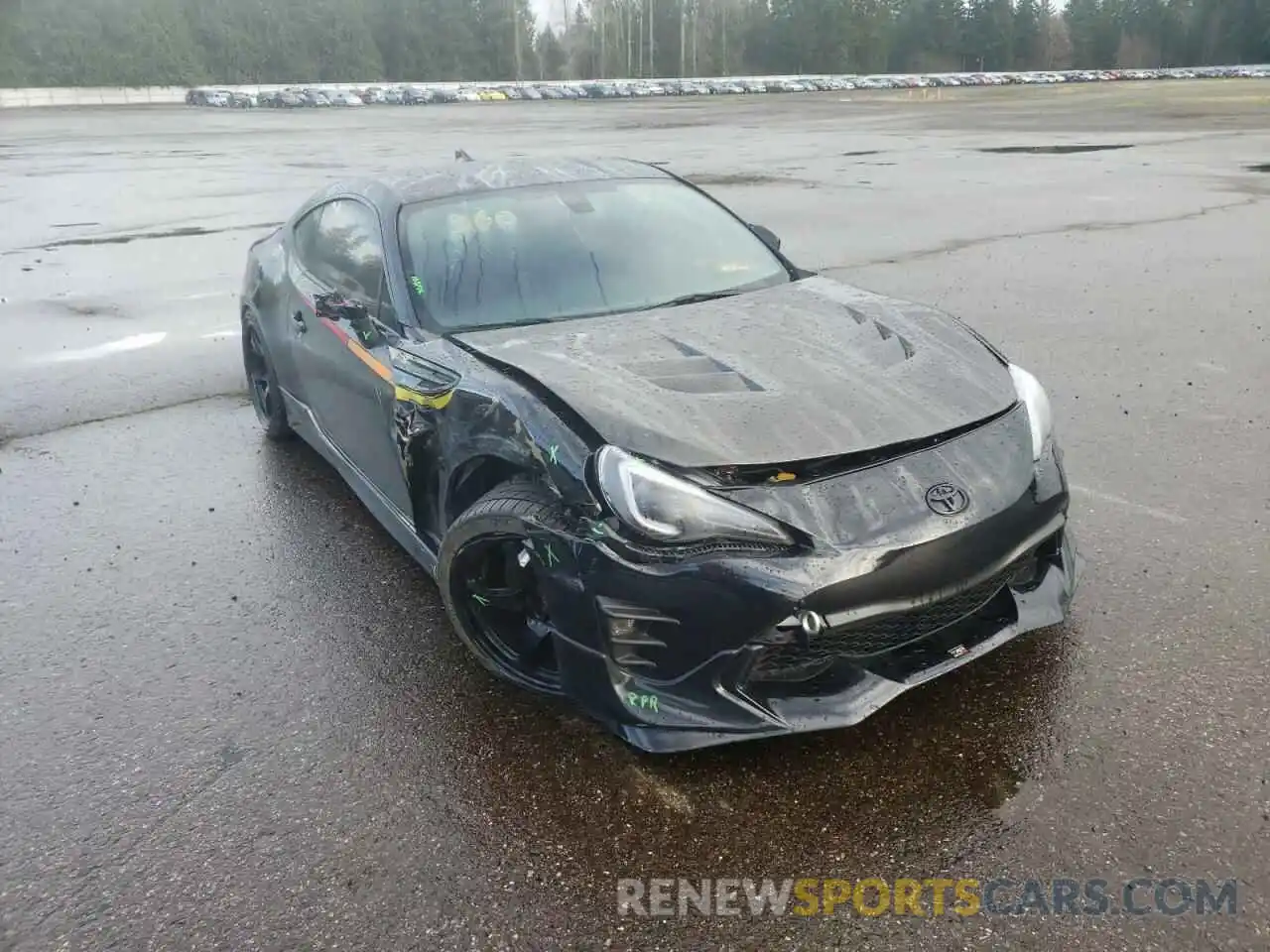 1 Photograph of a damaged car JF1ZNAE15K9701248 TOYOTA 86 2019