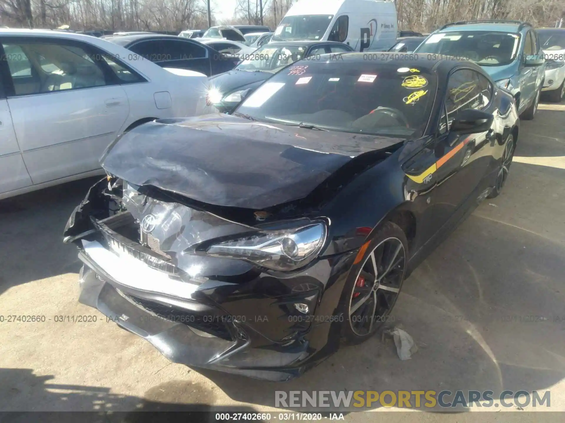 2 Photograph of a damaged car JF1ZNAE15K9701640 TOYOTA 86 2019