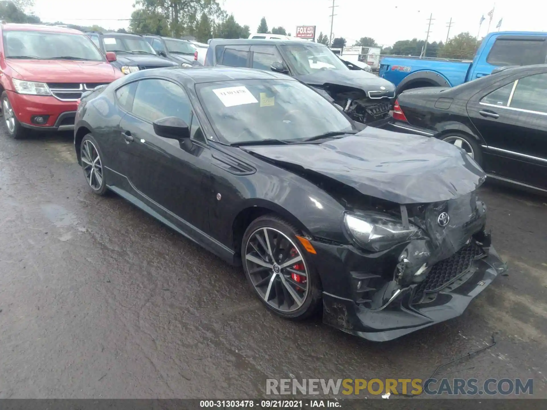 1 Photograph of a damaged car JF1ZNAE15K9701718 TOYOTA 86 2019