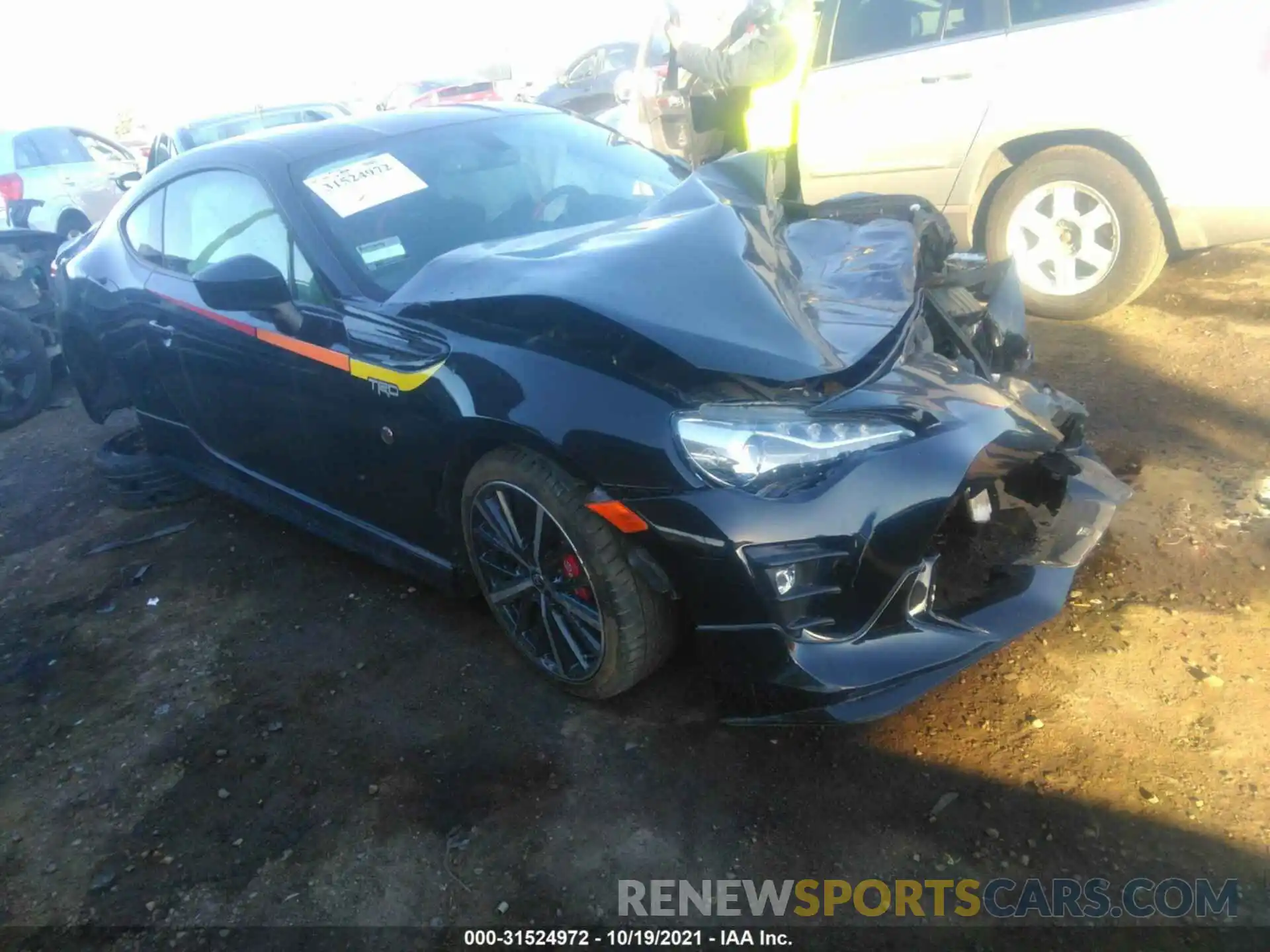 1 Photograph of a damaged car JF1ZNAE15K9702528 TOYOTA 86 2019